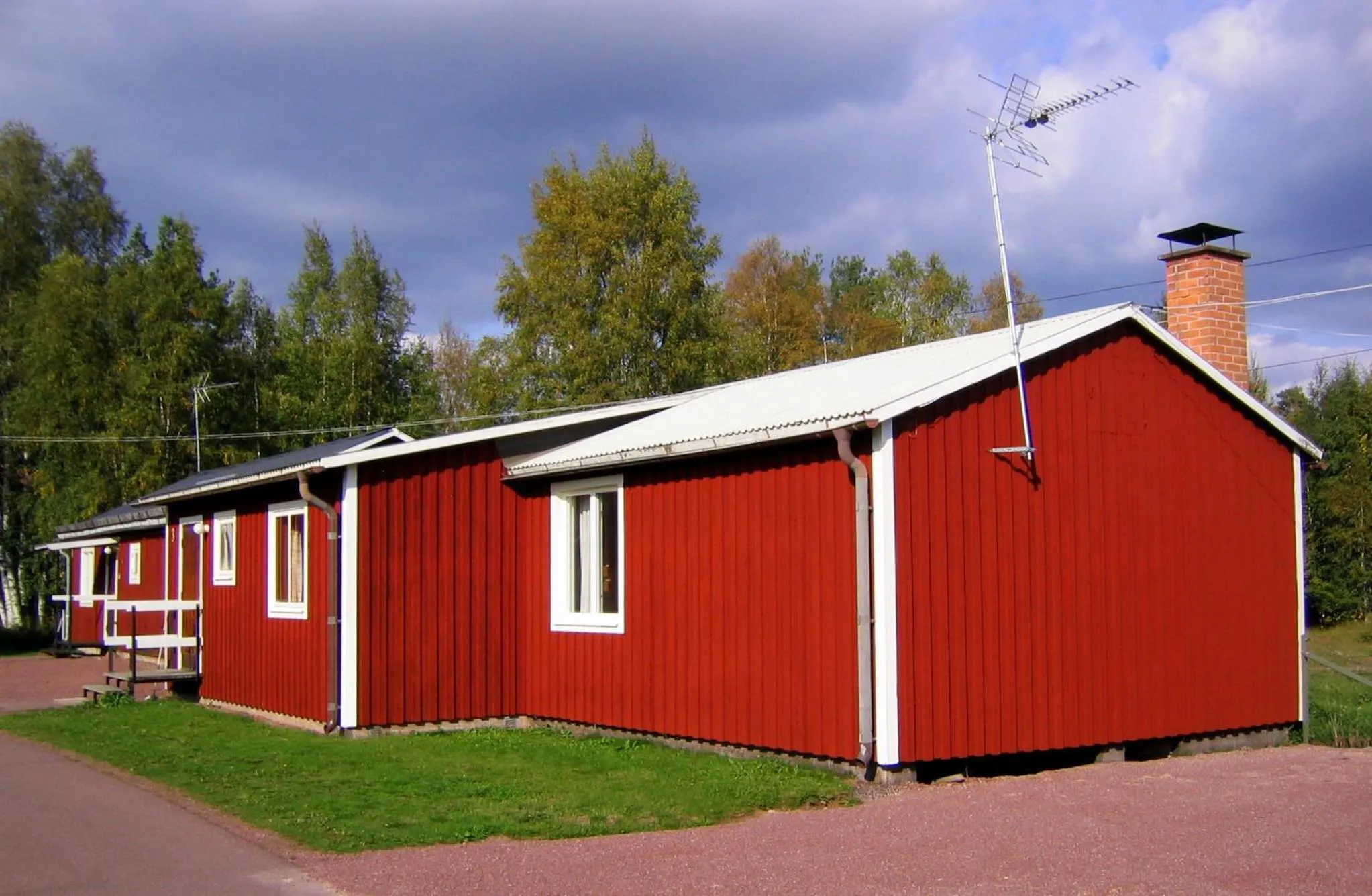 Property building in Älvdalens Camping