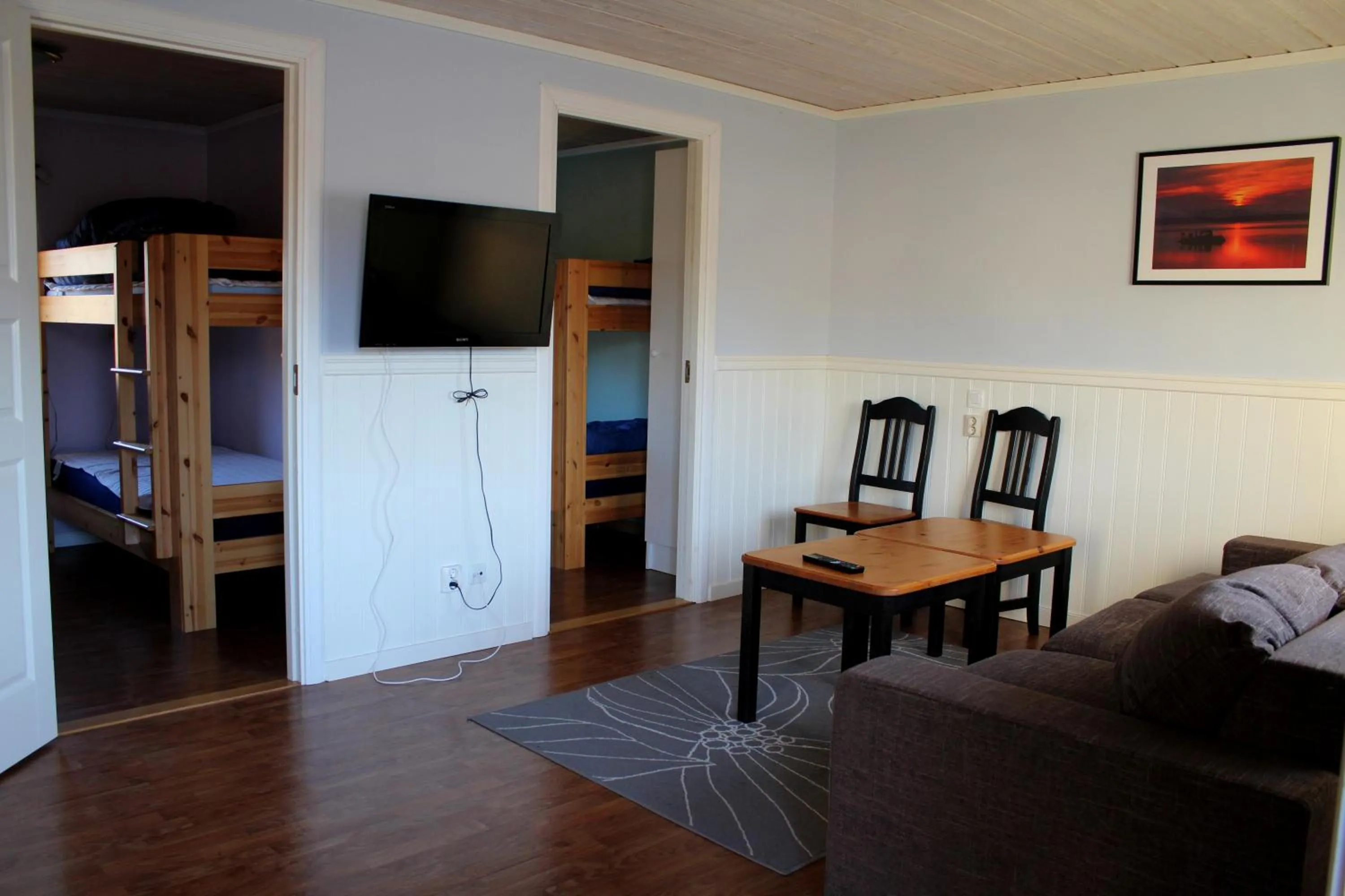 Communal lounge/ TV room in Älvdalens Camping