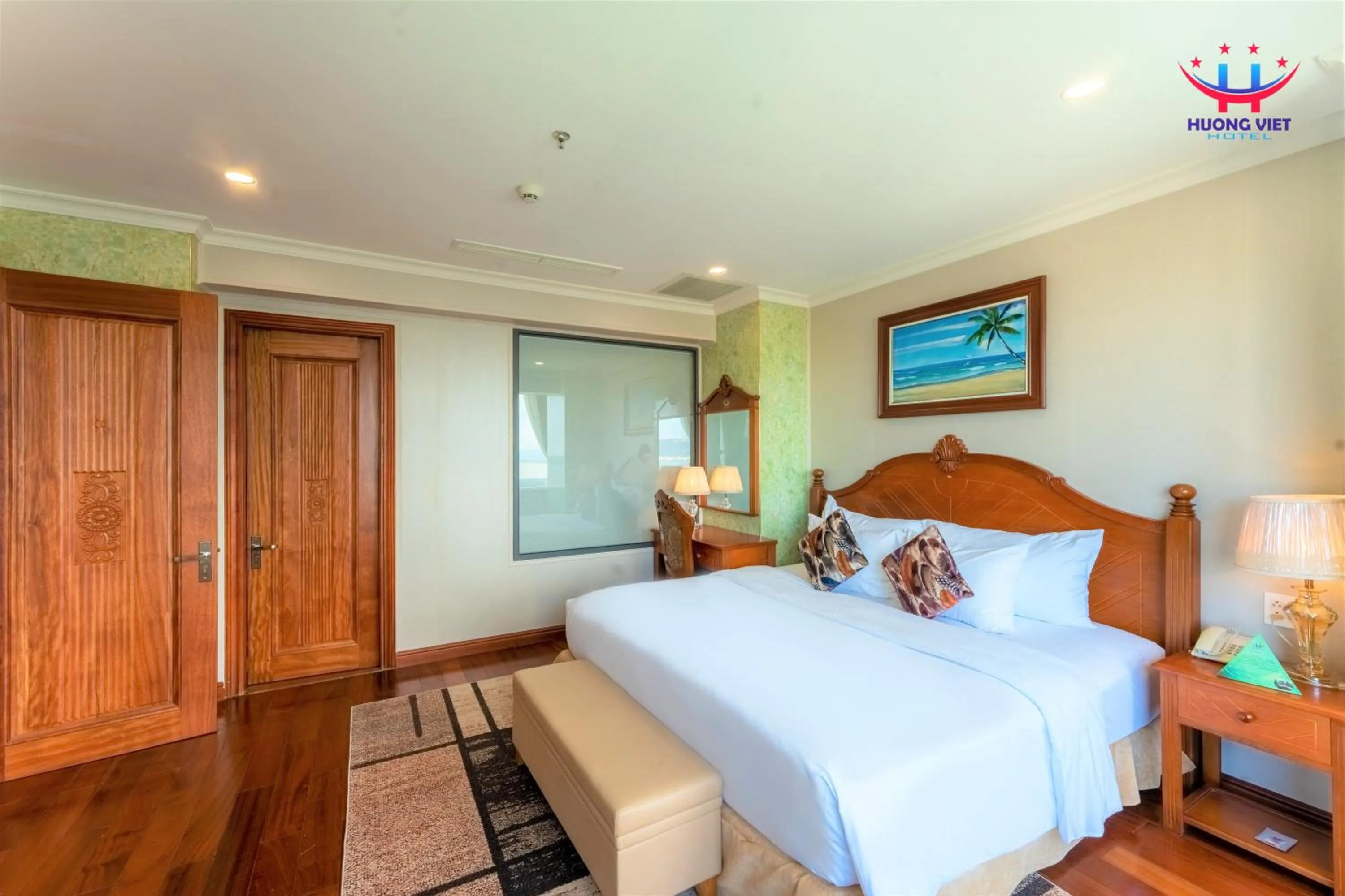Bedroom, Bed in Huong Viet Hotel Quy Nhon - Beachfront