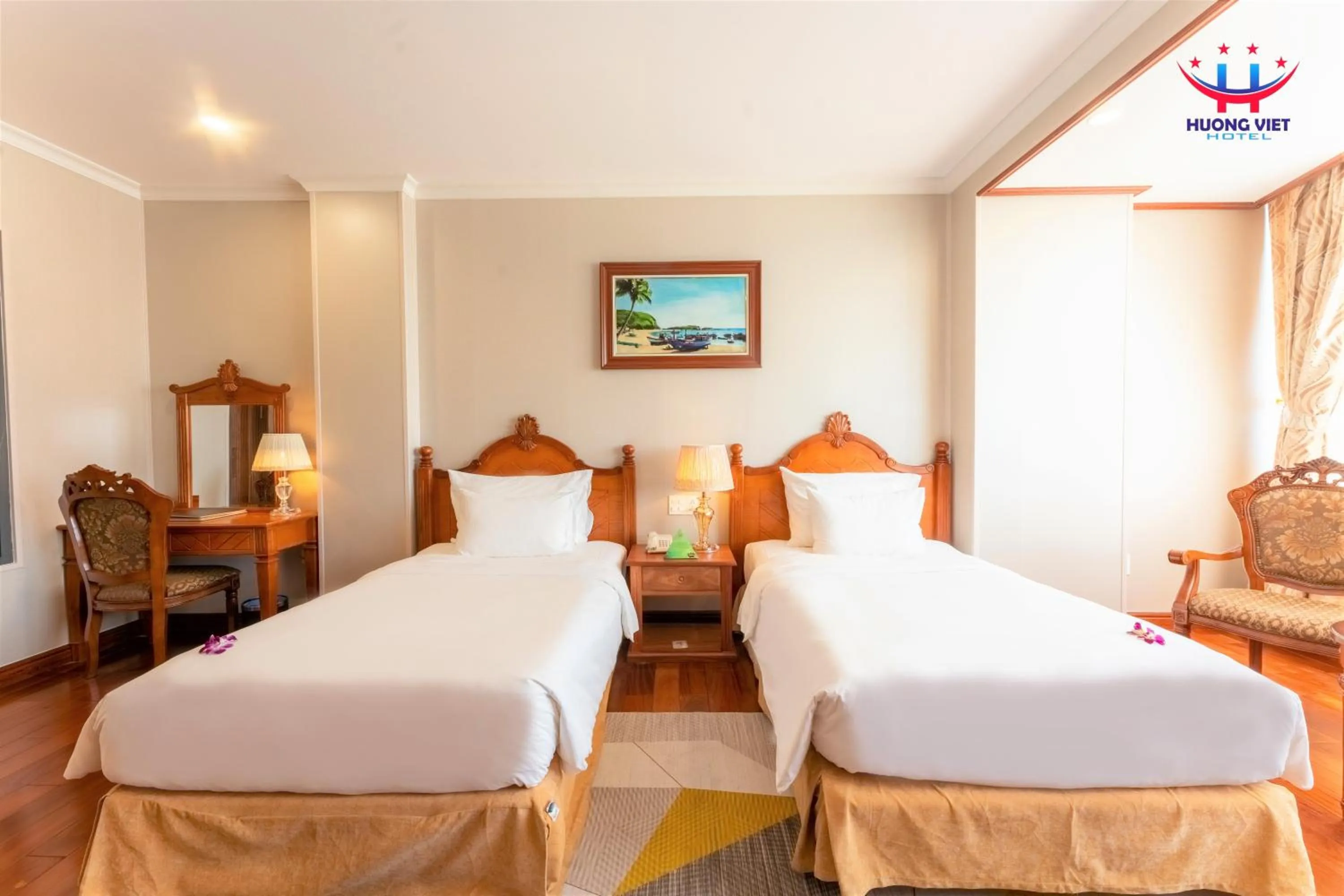 Bed in Huong Viet Hotel Quy Nhon - Beachfront