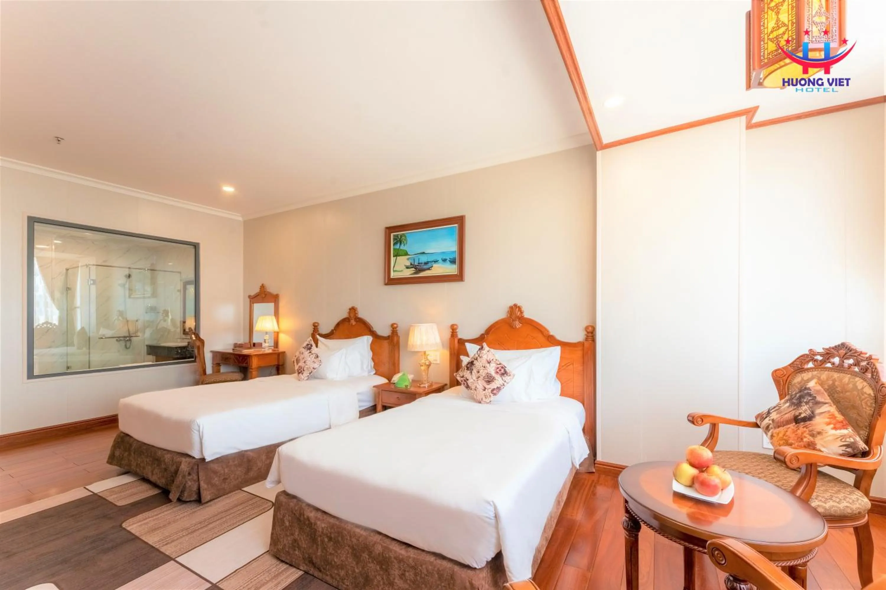 Bedroom, Bed in Huong Viet Hotel Quy Nhon - Beachfront