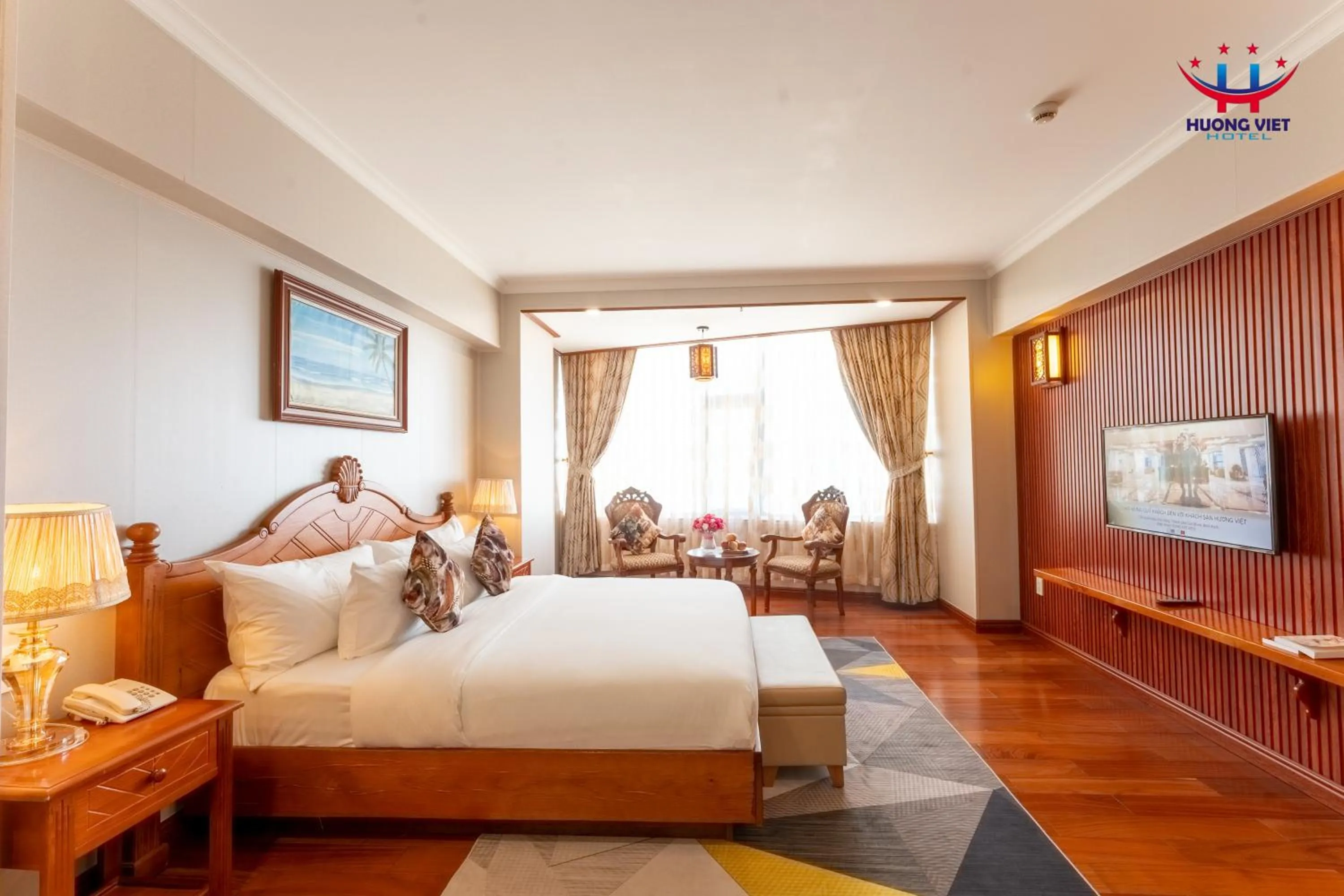 Bedroom, Bed in Huong Viet Hotel Quy Nhon - Beachfront