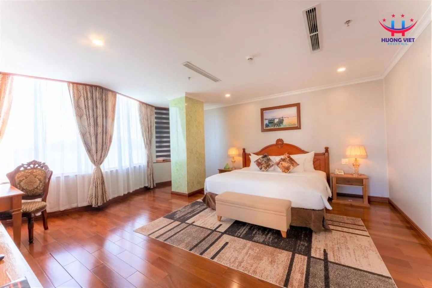 Bedroom, Bed in Huong Viet Hotel Quy Nhon - Beachfront
