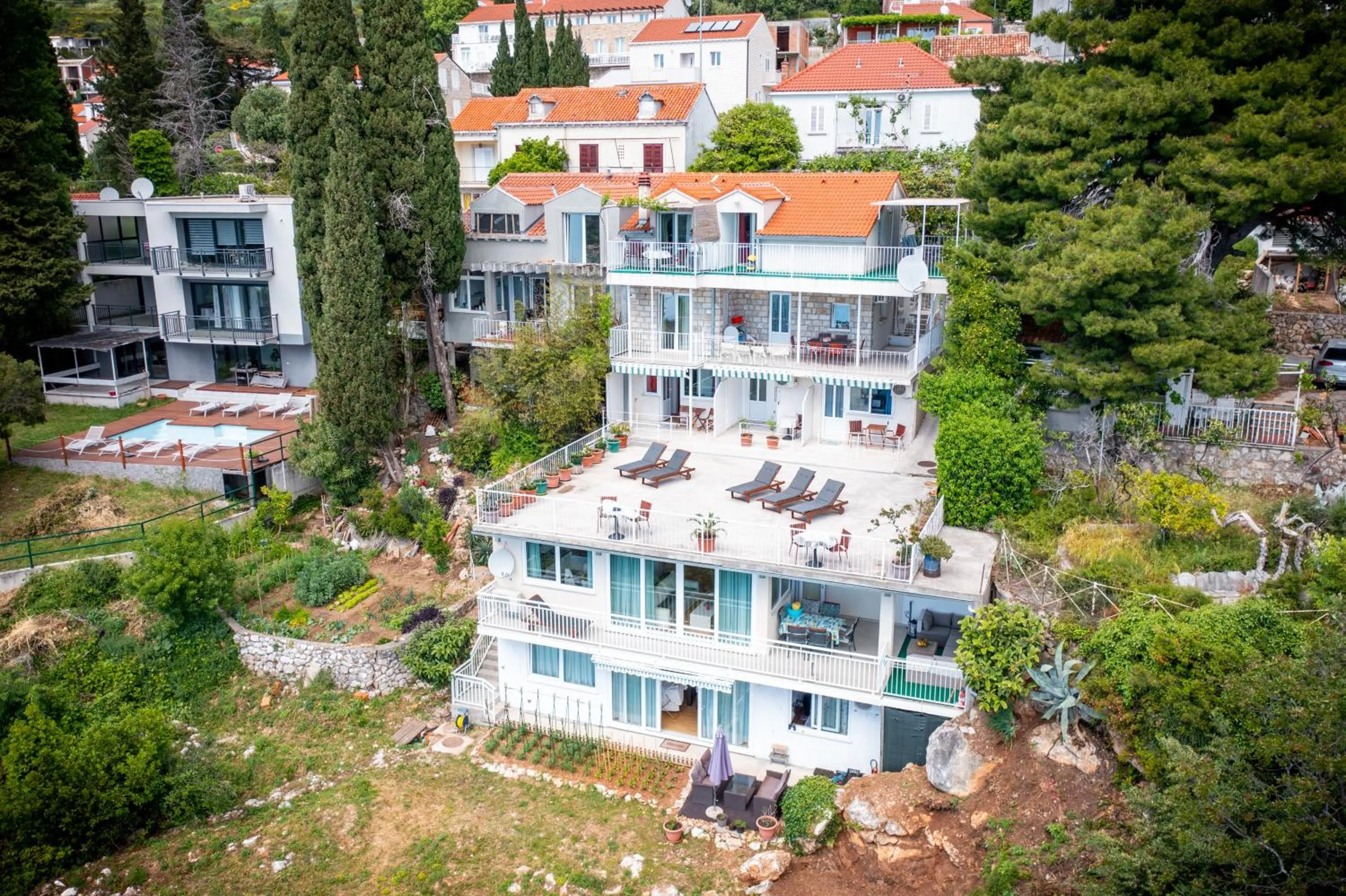 Bird's eye view in Apartments Katica
