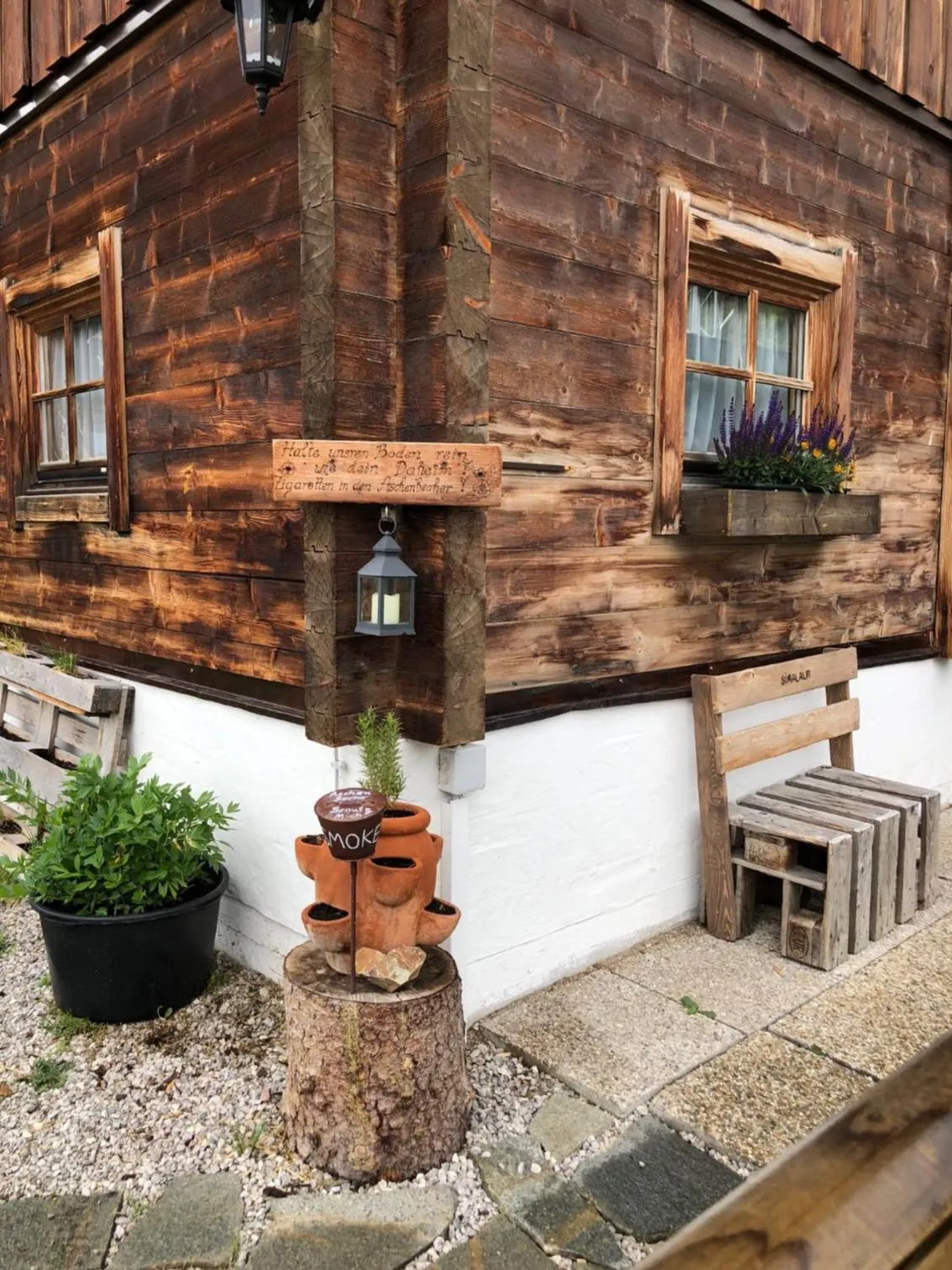 Facade/entrance in Simal Alm