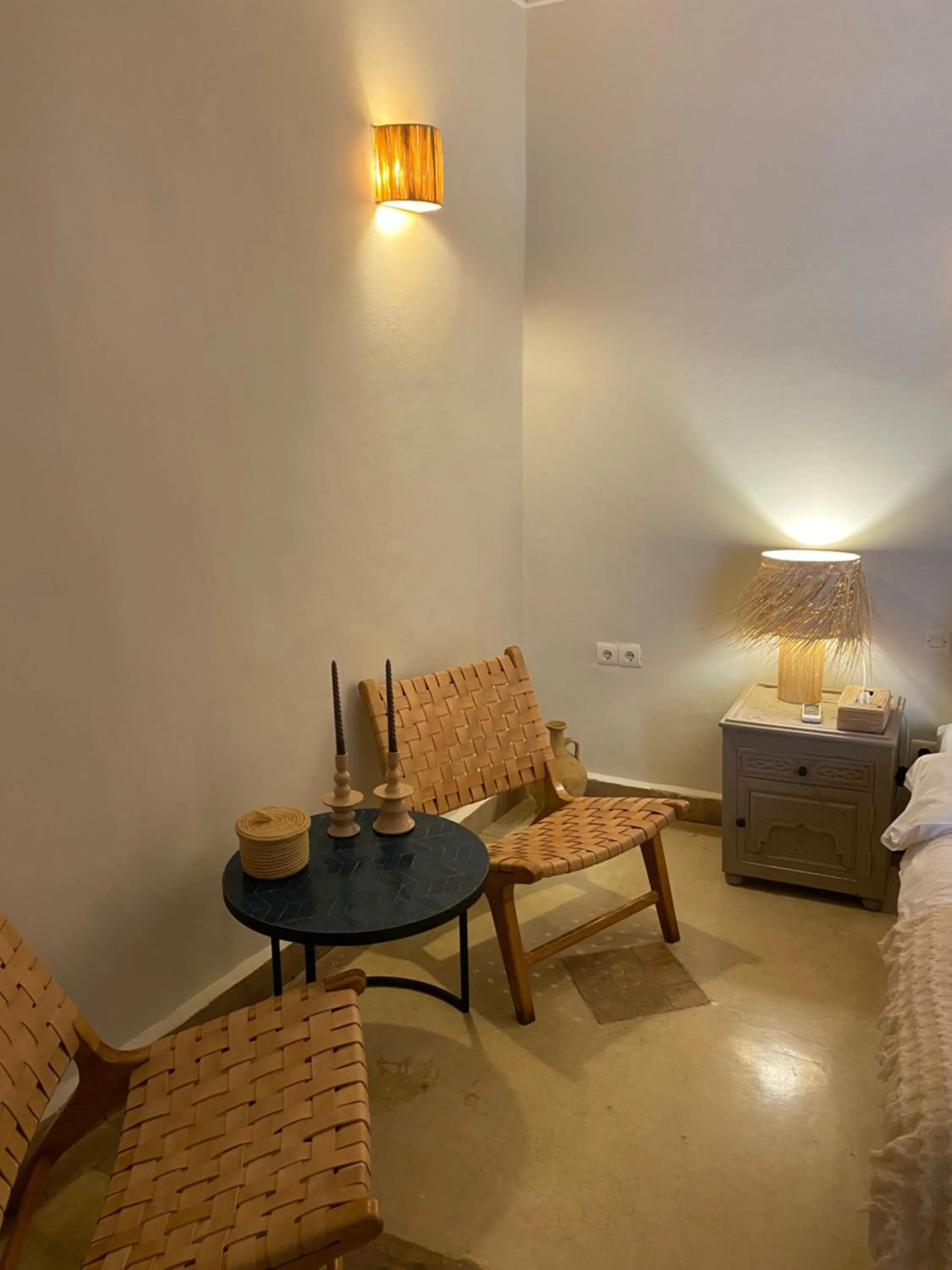 Seating area in Riad Jonan & Spa