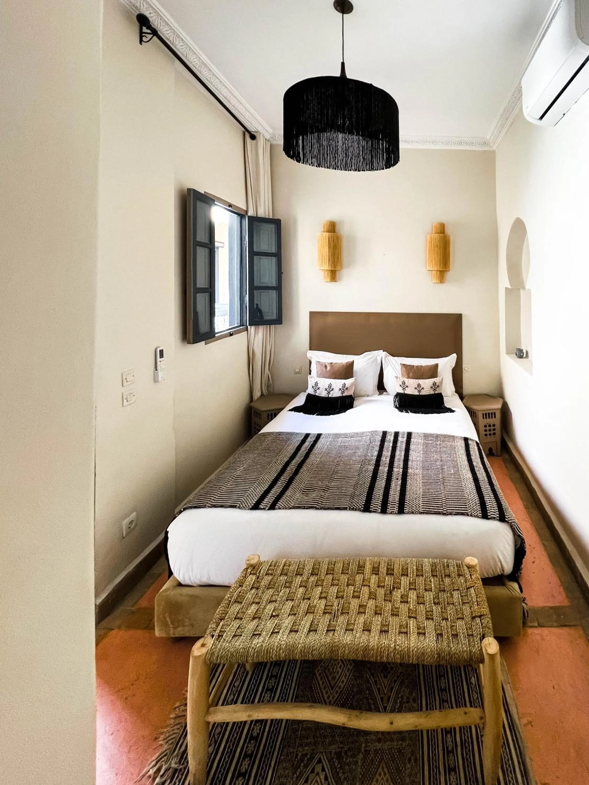 Bed in Riad Jonan & Spa