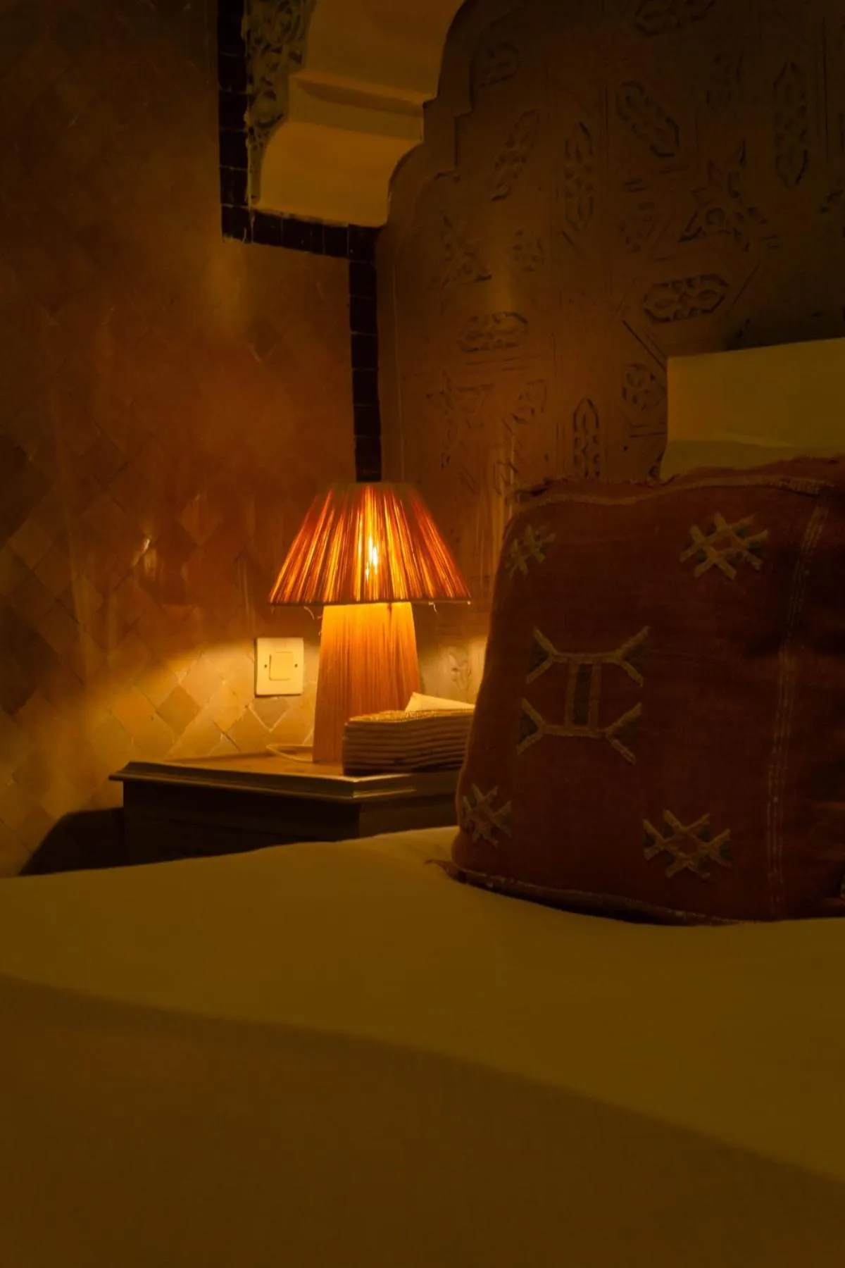 Bed in Riad Jonan & Spa