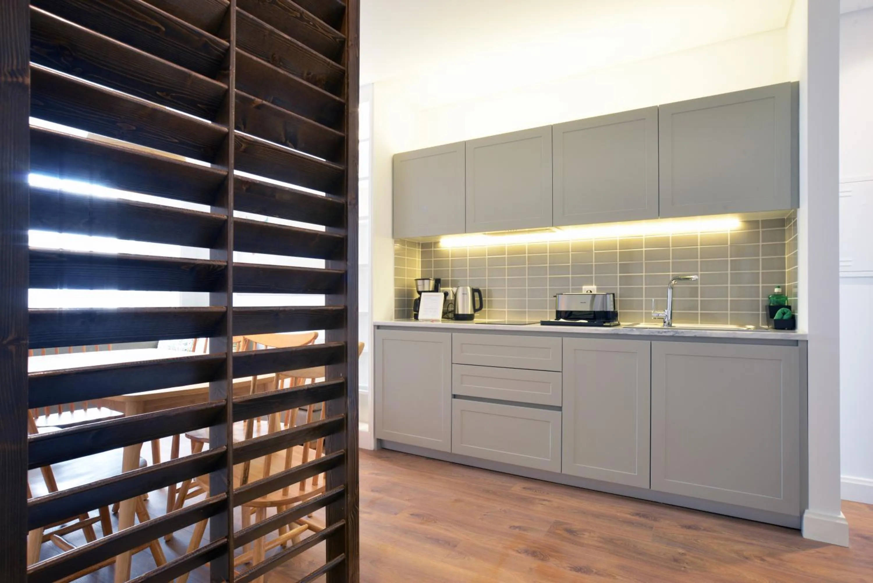 Coffee/tea facilities in Spot Apartments Casa Januario