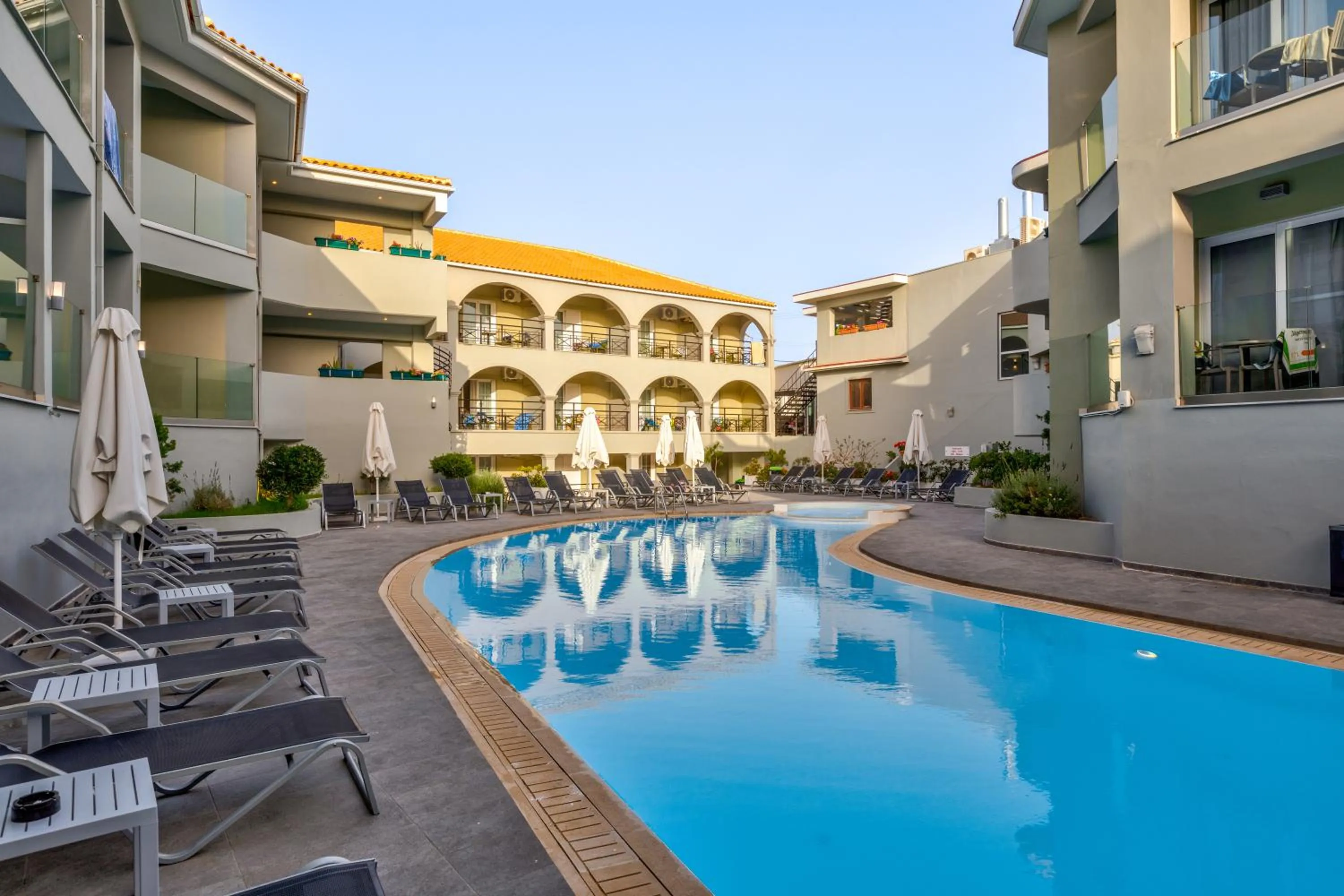 Swimming pool in White Olive Premium Laganas