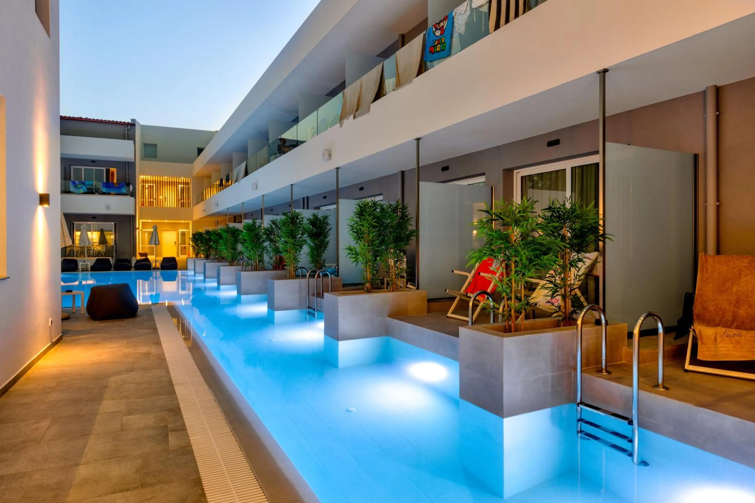 Swimming pool in White Olive Premium Laganas