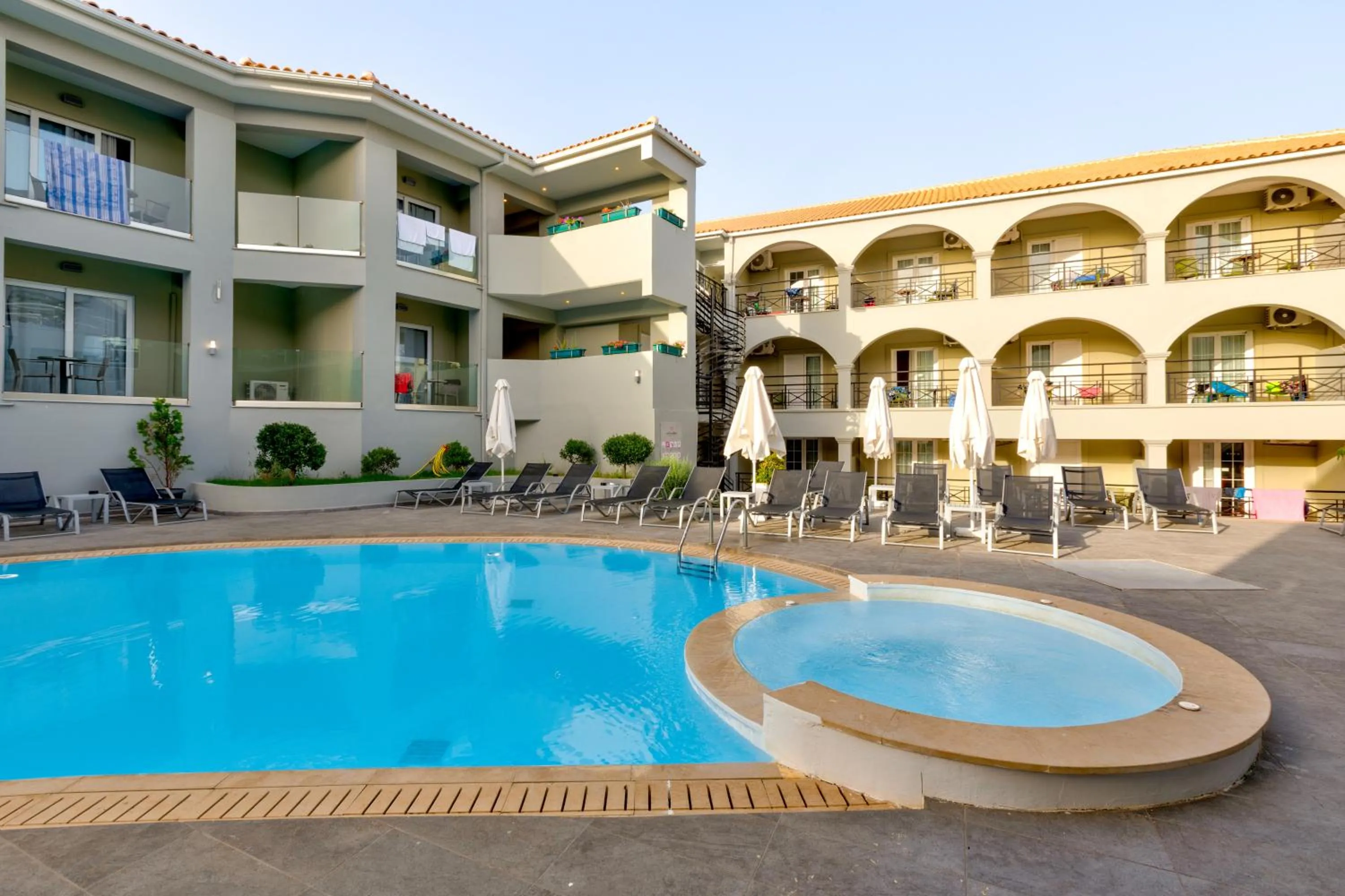 Swimming pool in White Olive Premium Laganas