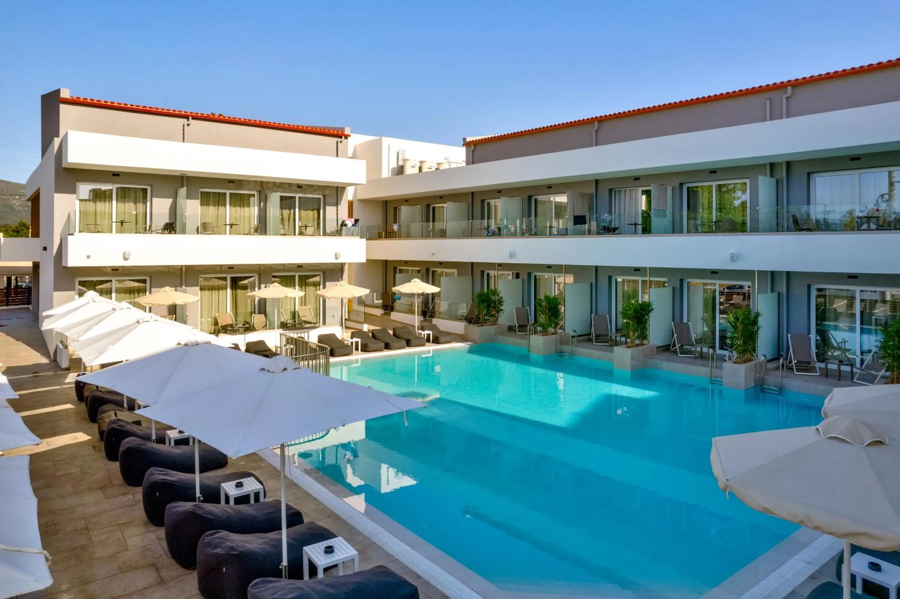 Swimming pool in White Olive Premium Laganas