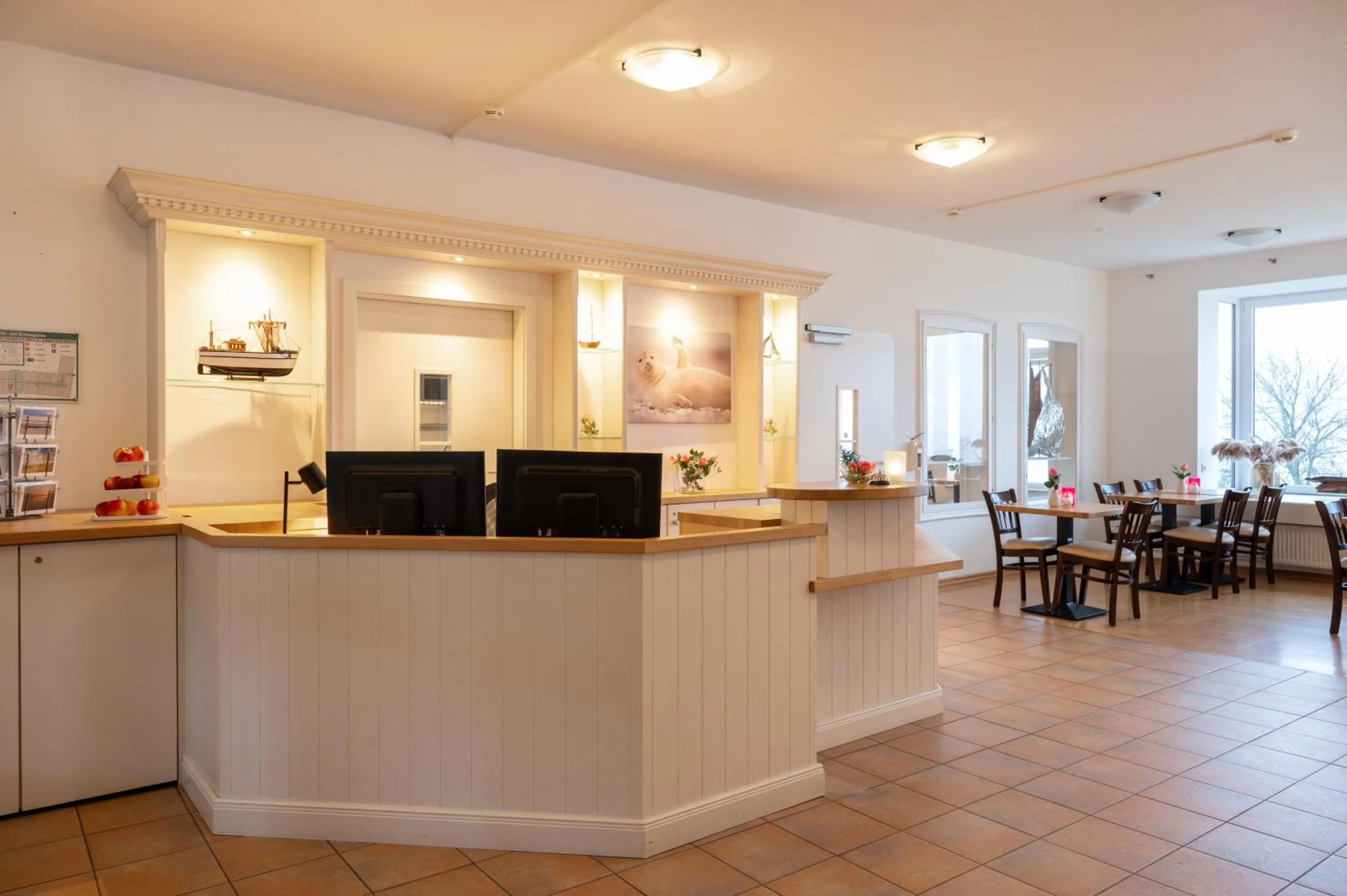 Lobby or reception in Hotel Alte Fischereischule