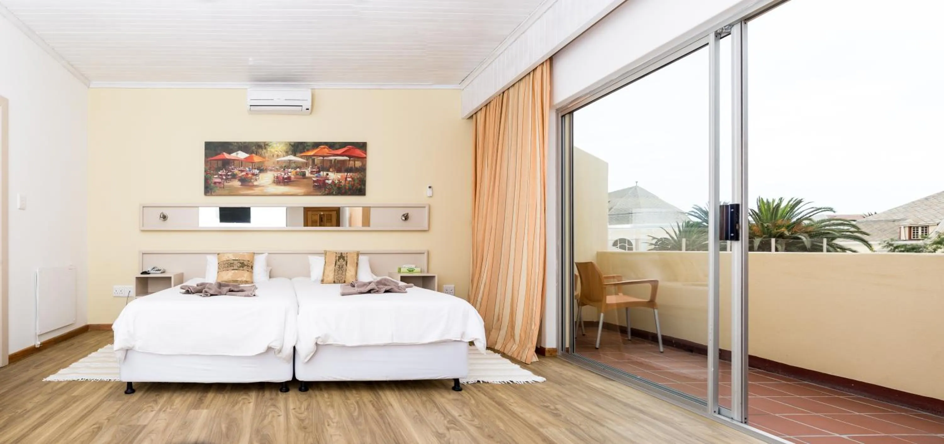 Bed in Hotel Deutsches Haus Swakopmund