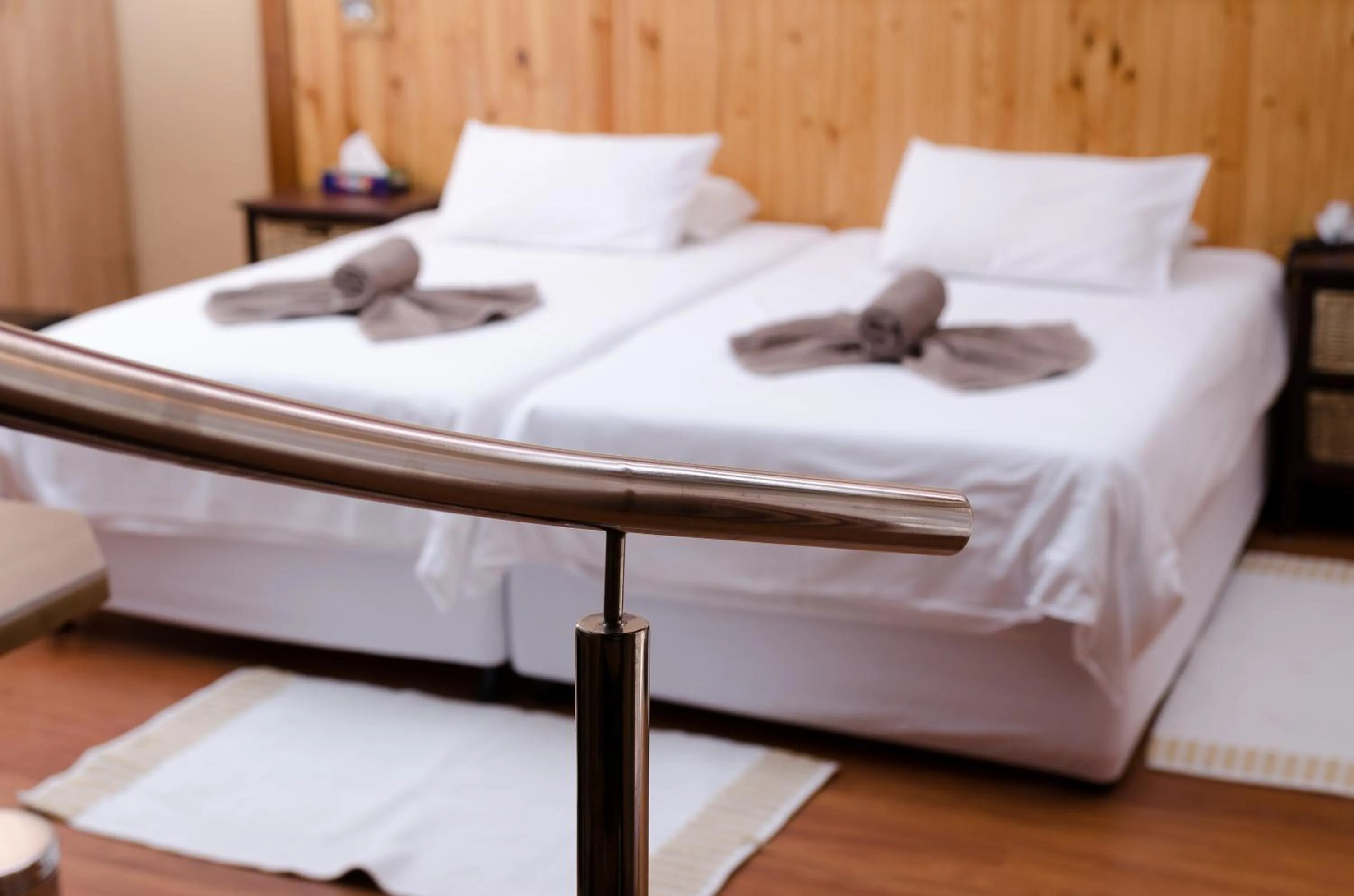 Decorative detail, Bed in Hotel Deutsches Haus Swakopmund