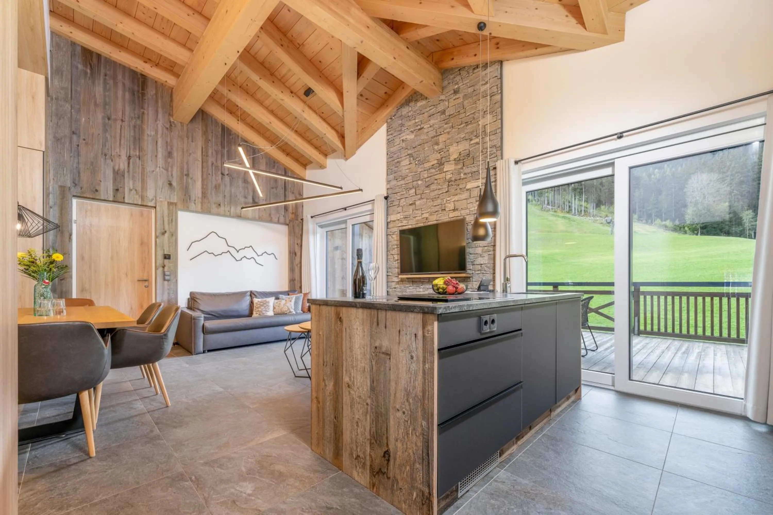 Kitchen or kitchenette in Stockinggut by AvenidA