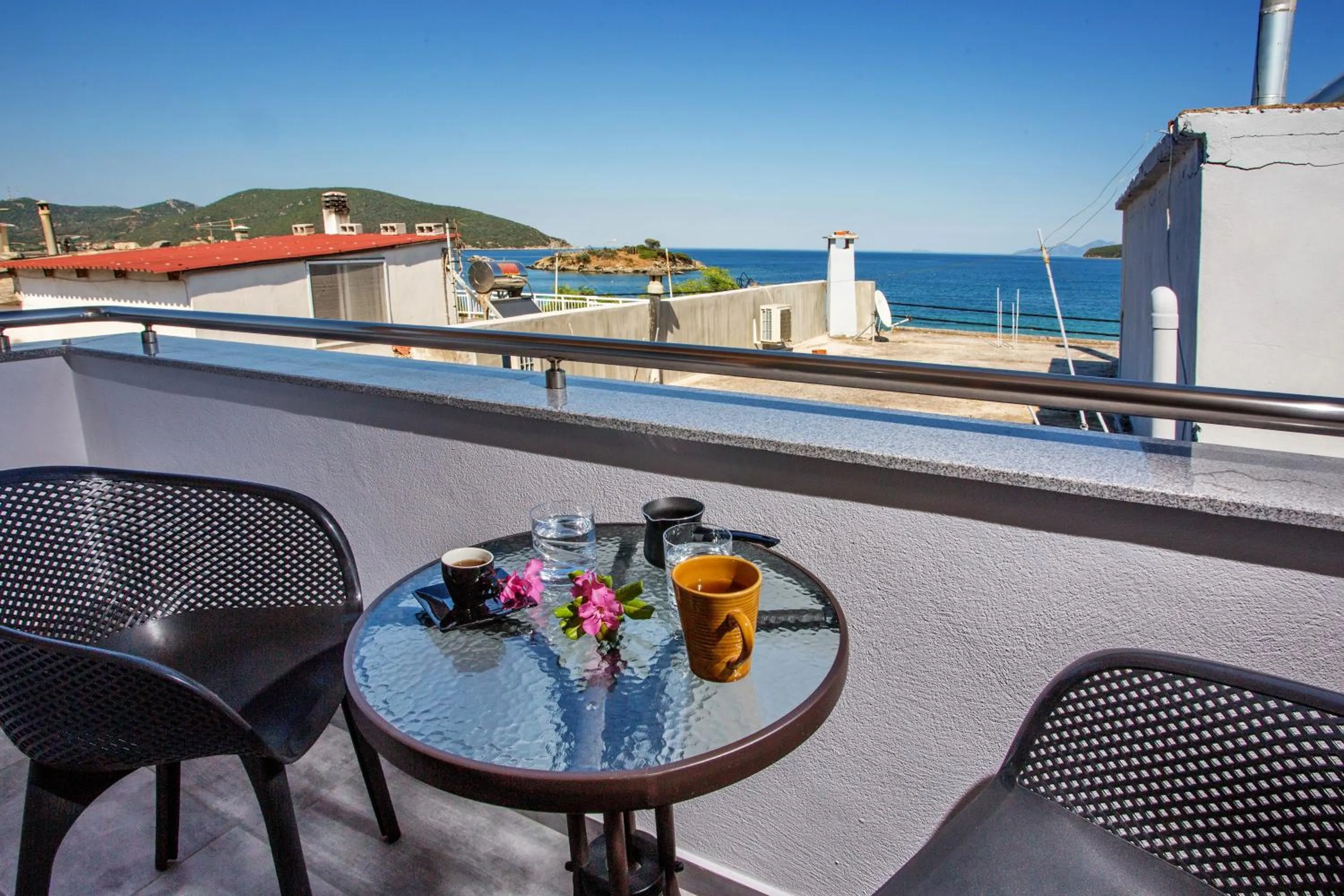 Balcony/Terrace in The Blue Beach Apartments