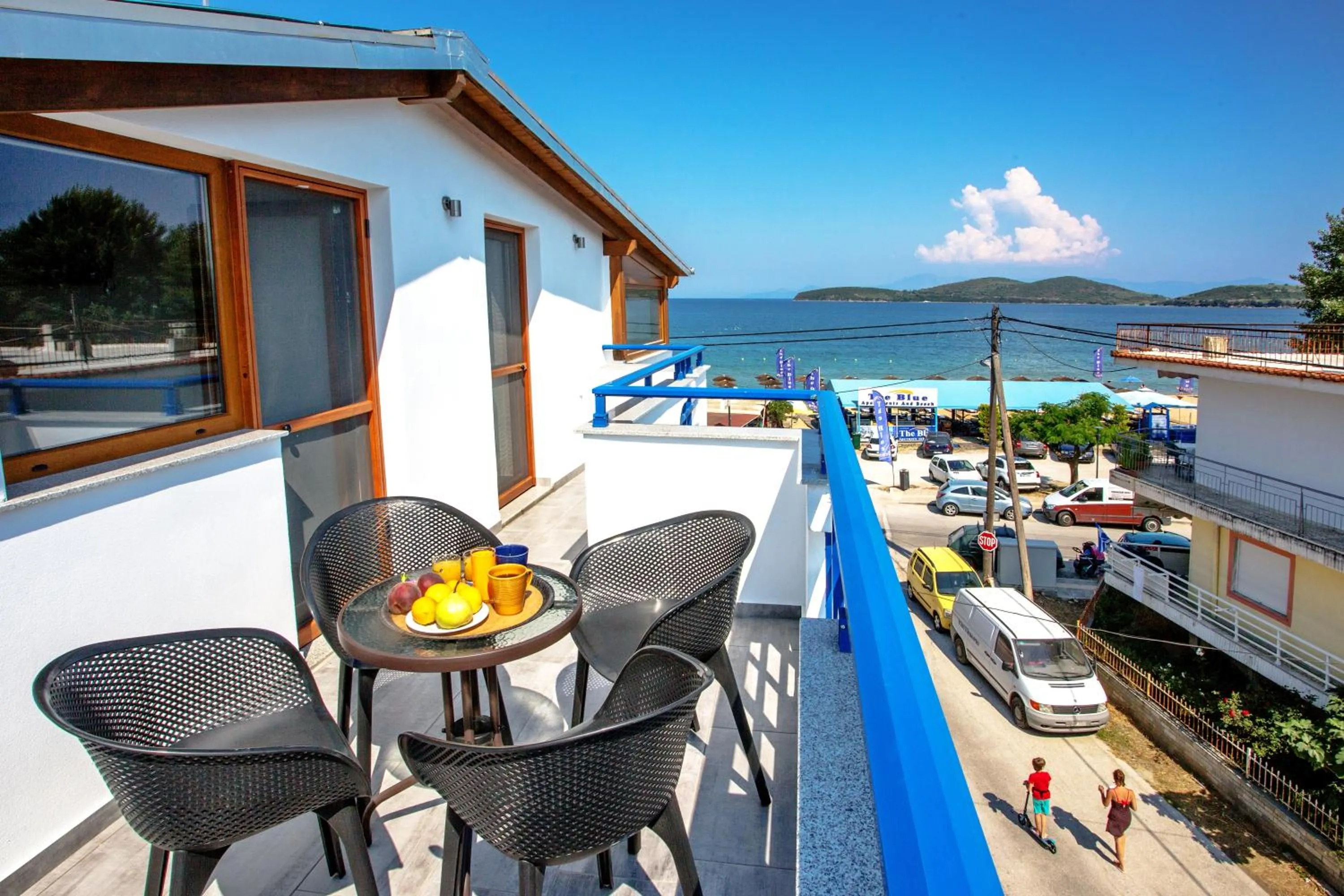Balcony/Terrace in The Blue Beach Apartments