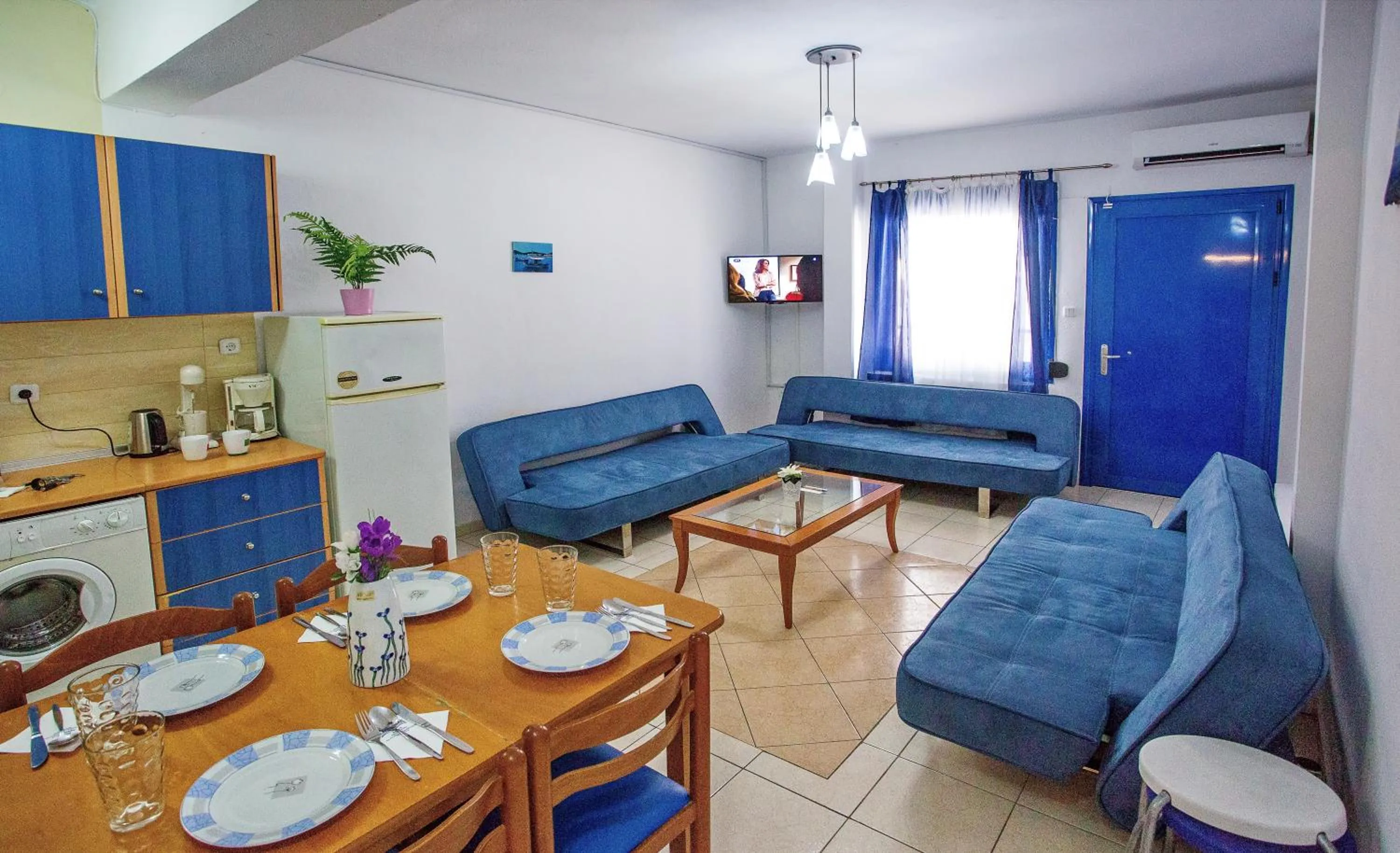 Living room in The Blue Beach Apartments