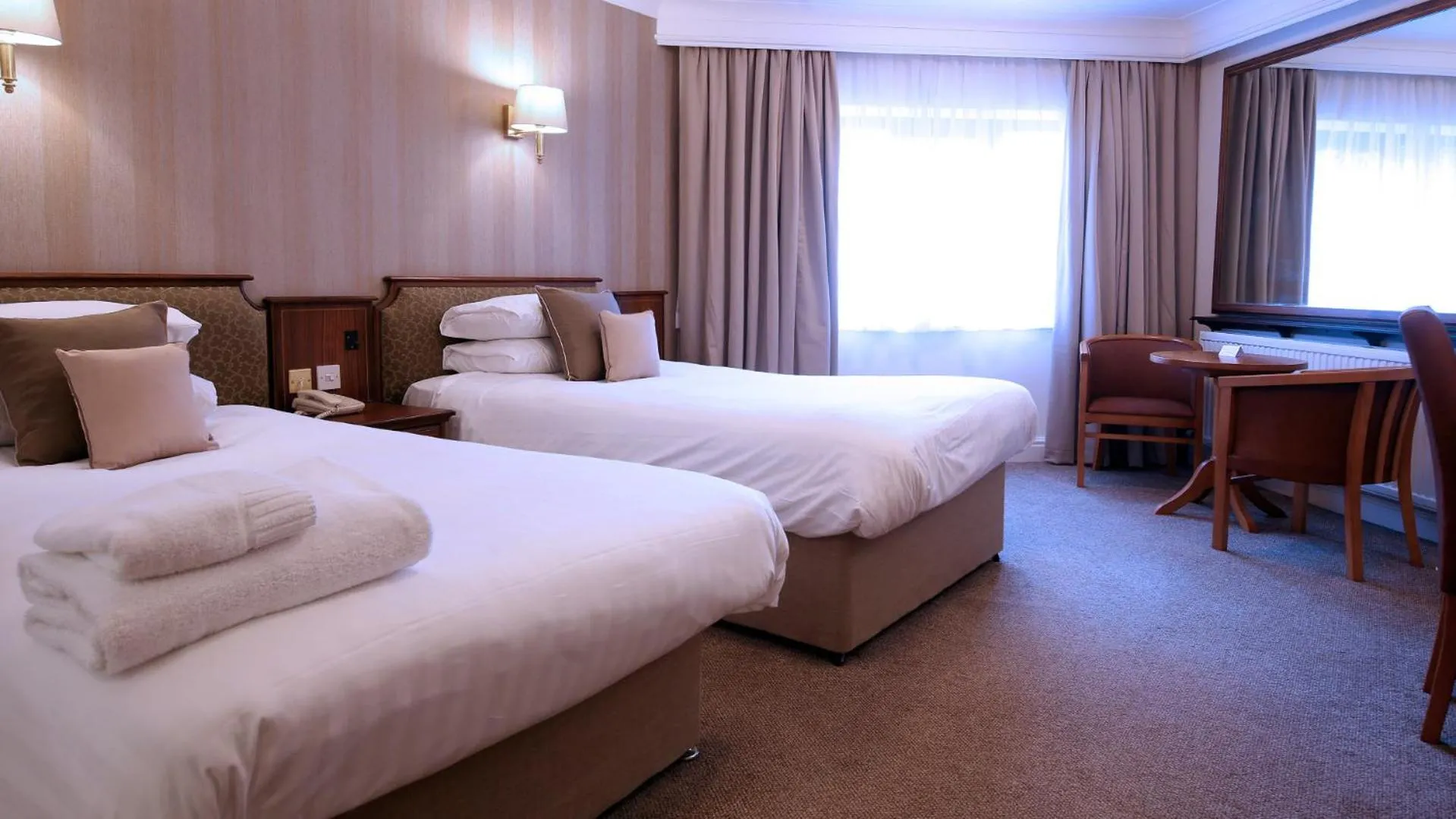 Bedroom in Bredbury Hall Hotel