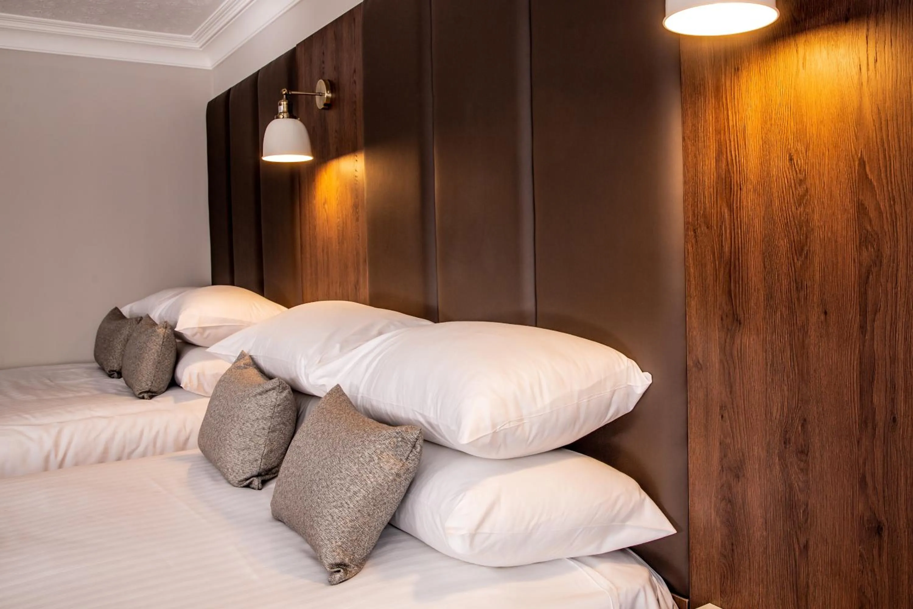 Bed in Bredbury Hall Hotel