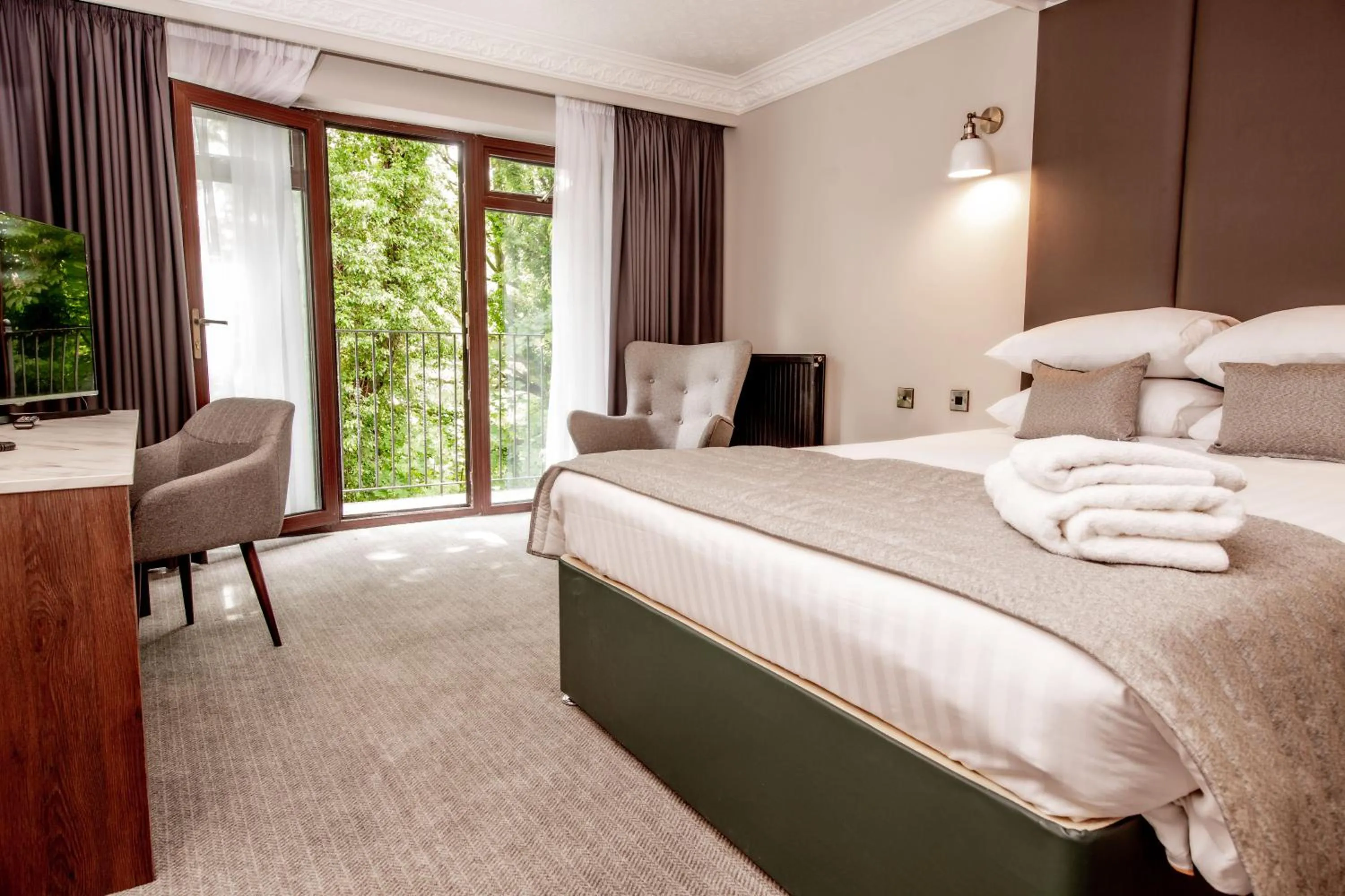 Bedroom in Bredbury Hall Hotel