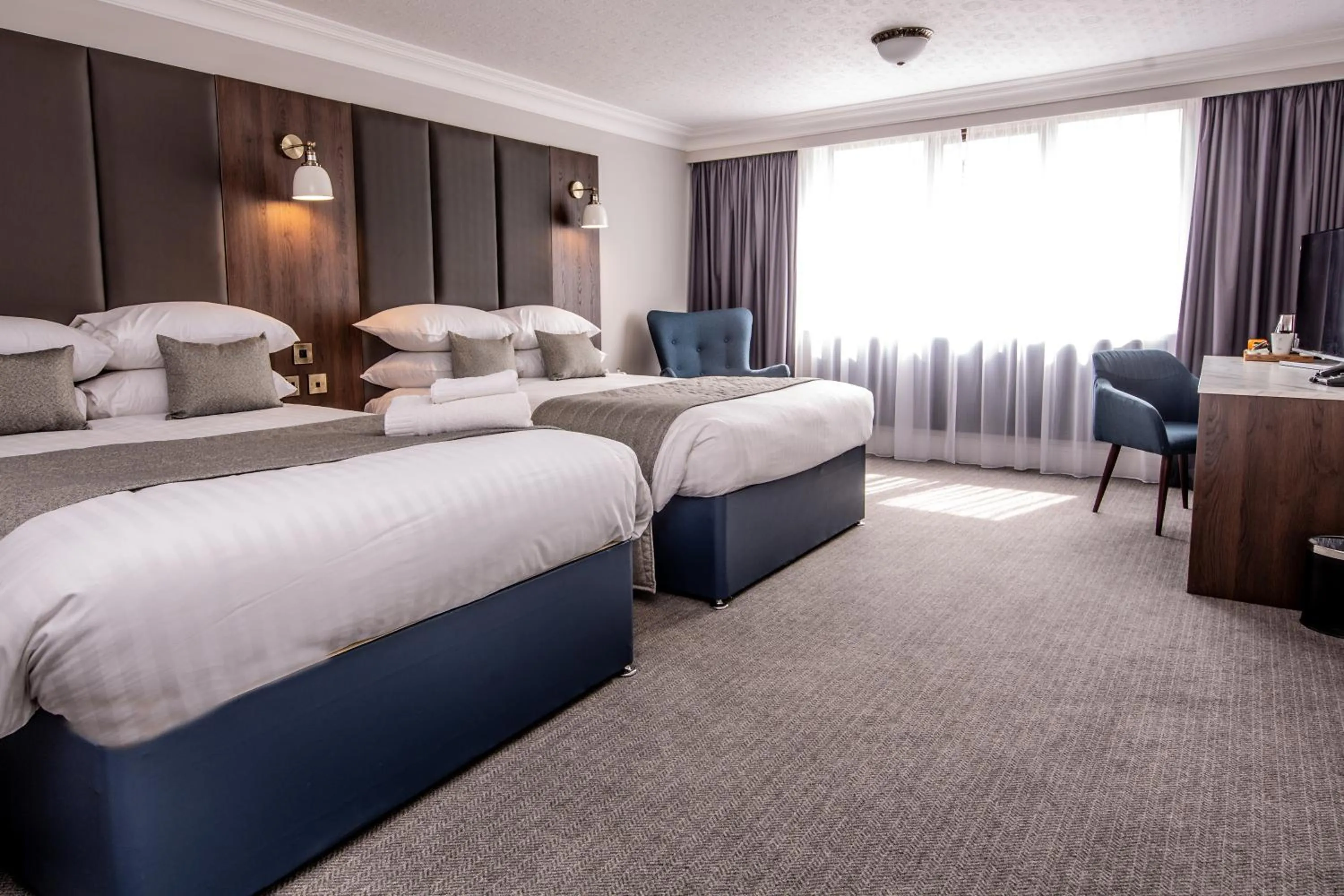 Bedroom in Bredbury Hall Hotel