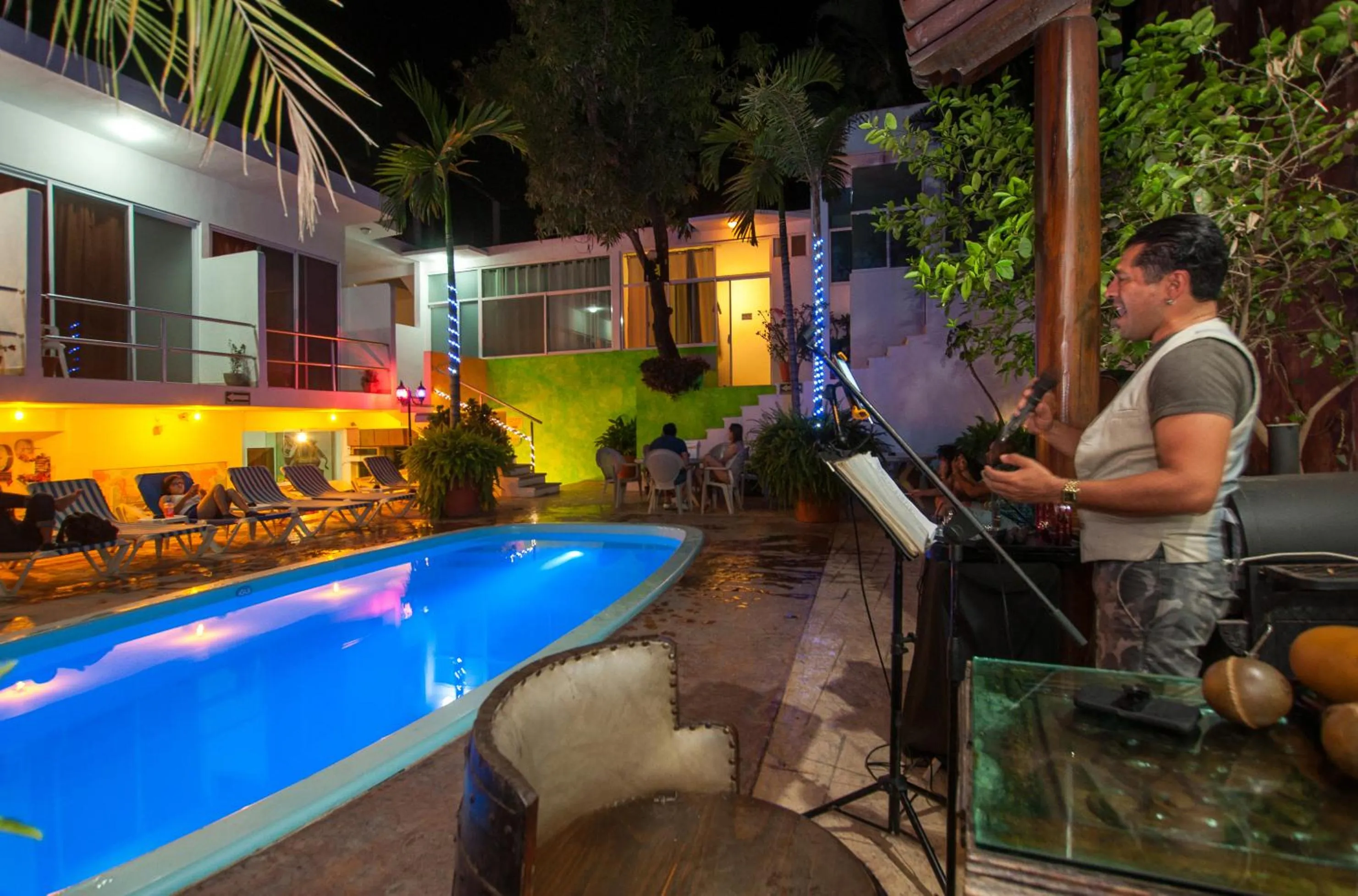 Pool view in ITH Sayulita Amazing Surf Hostel