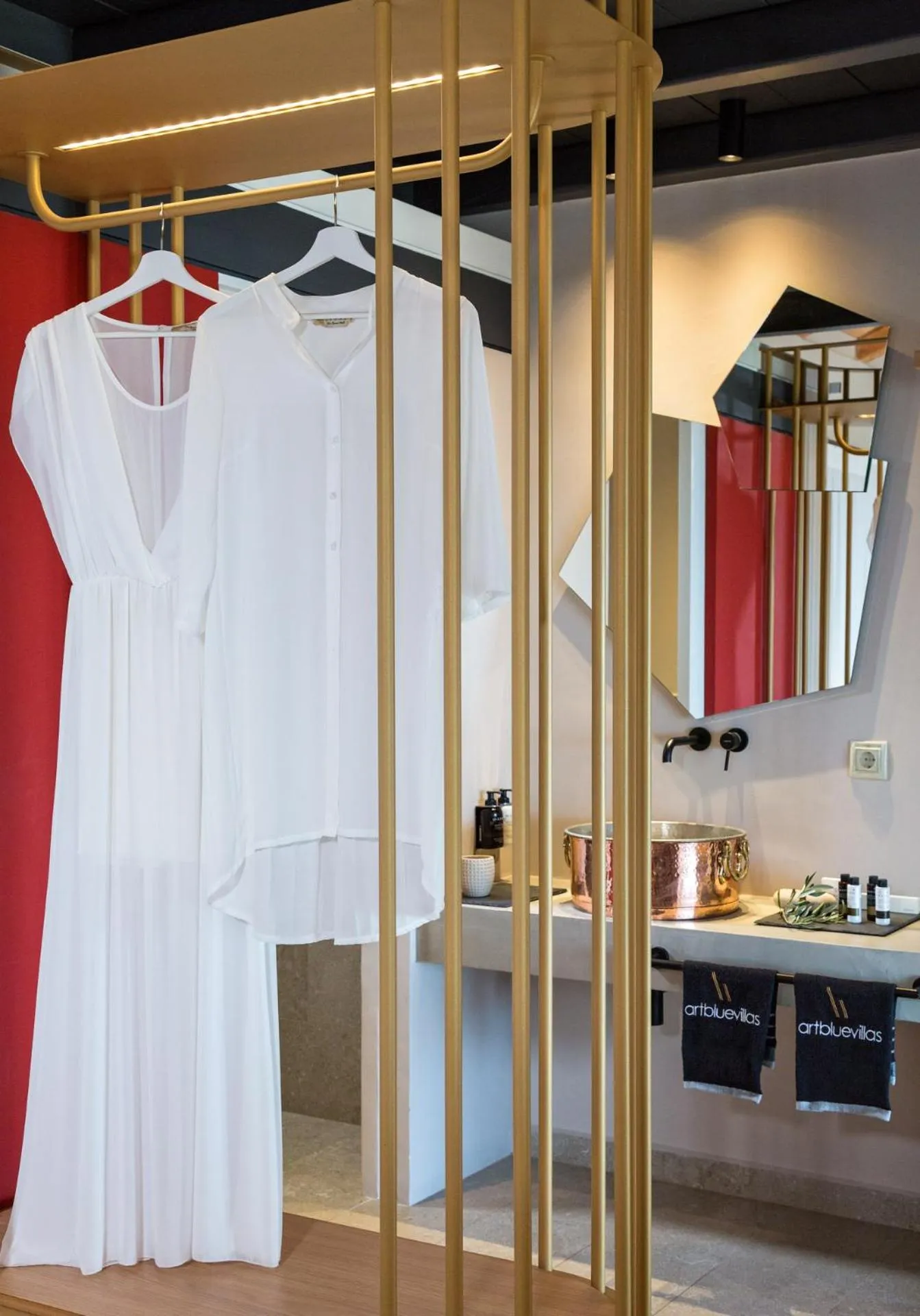 Decorative detail in Artblue Villas