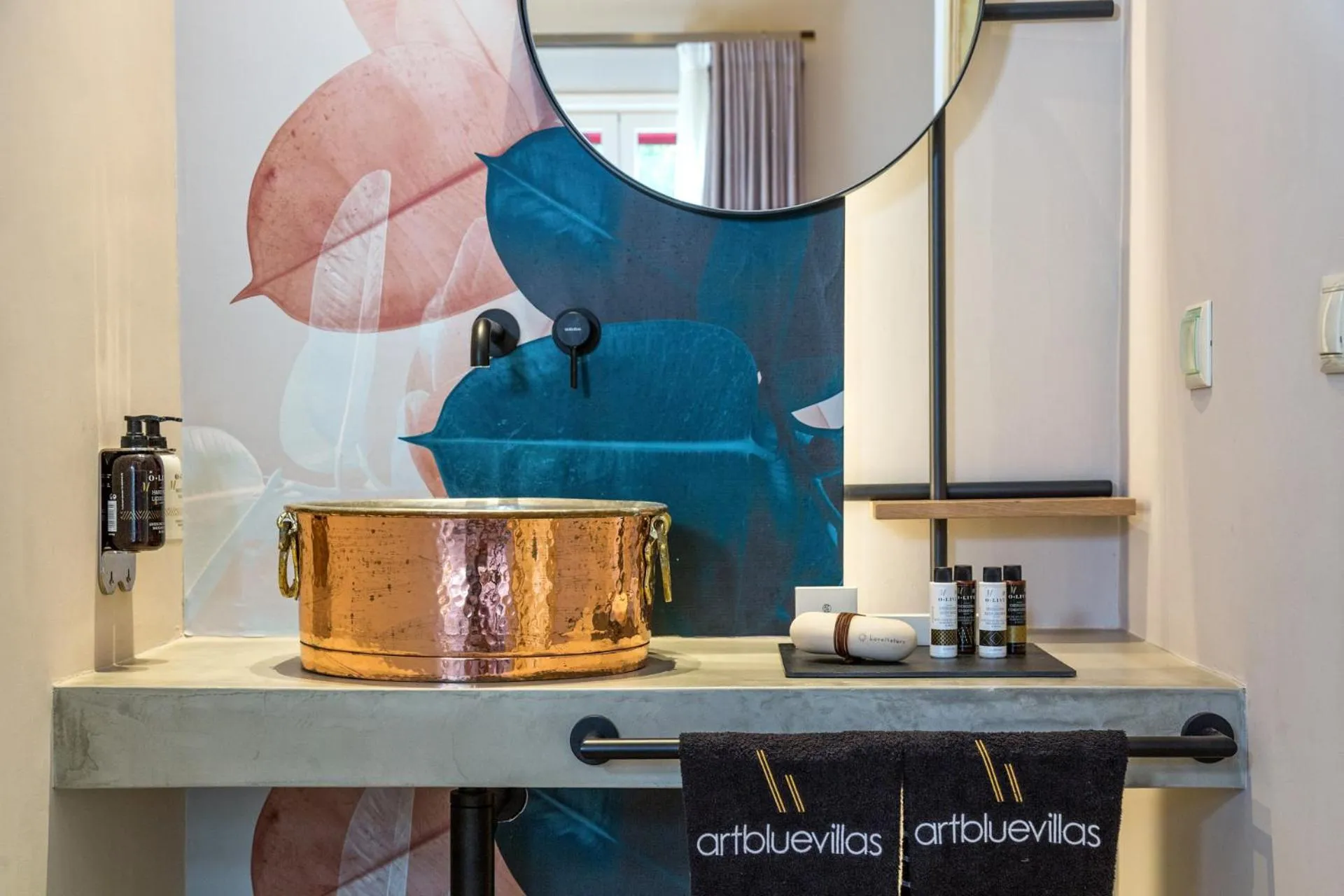 Decorative detail in Artblue Villas