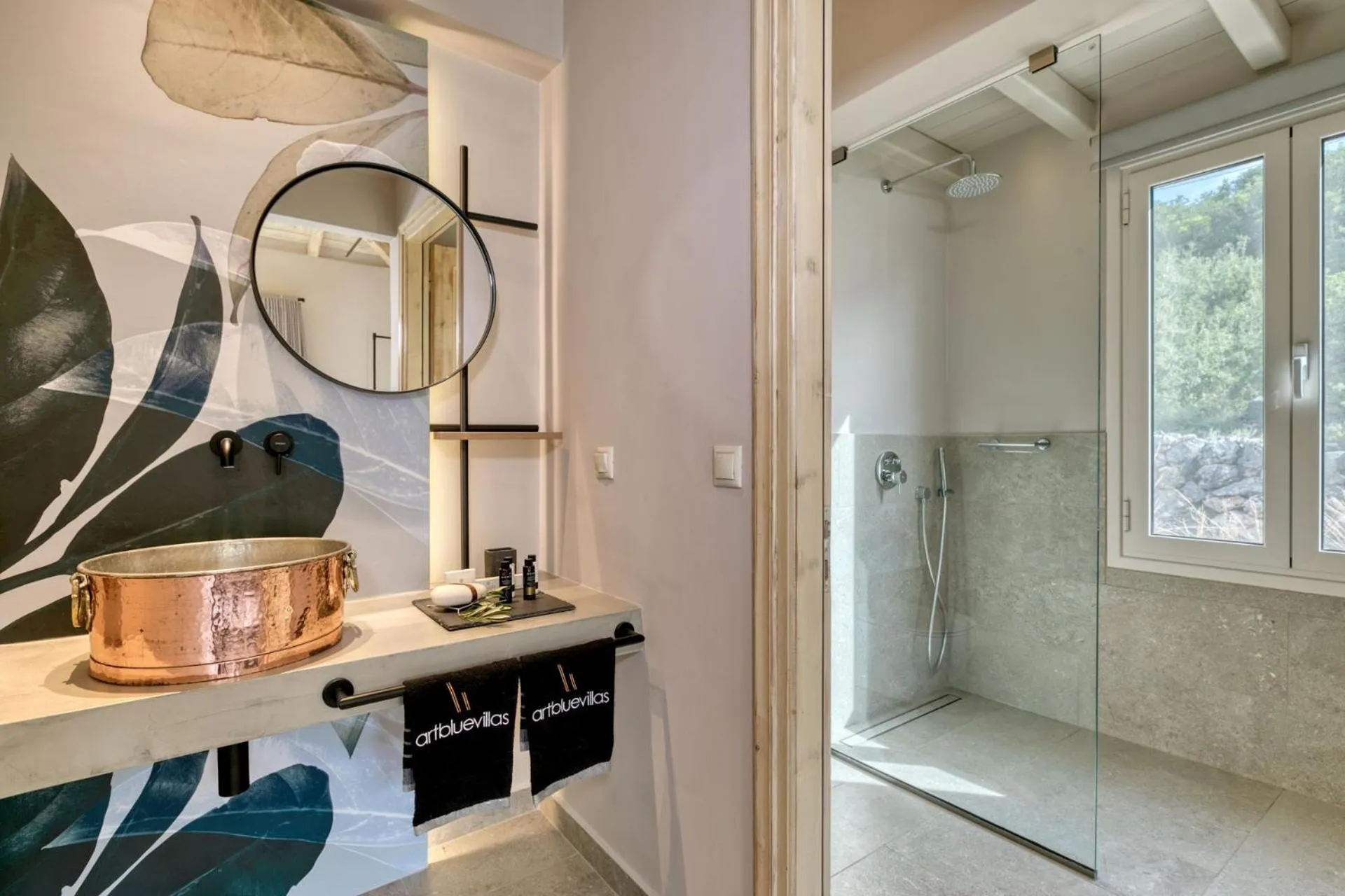 Bathroom in Artblue Villas