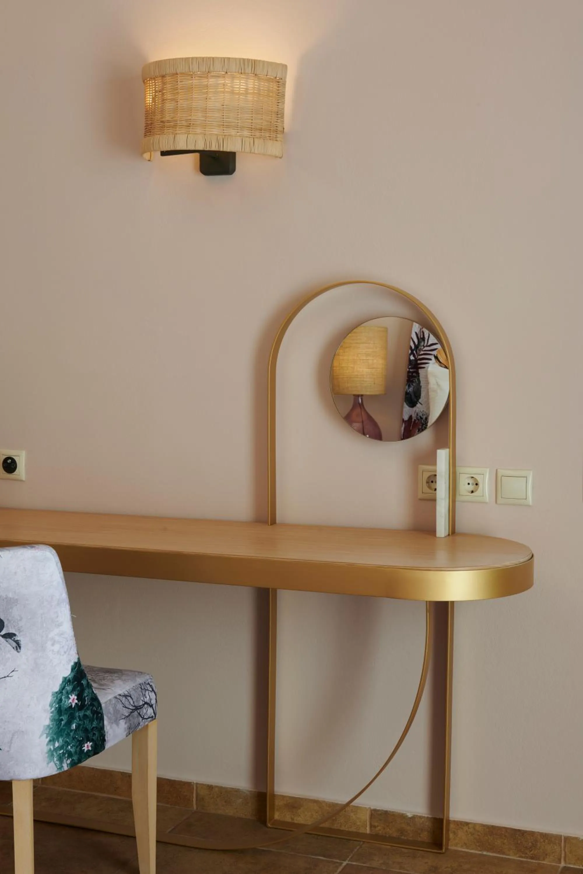 Seating area in Artblue Villas