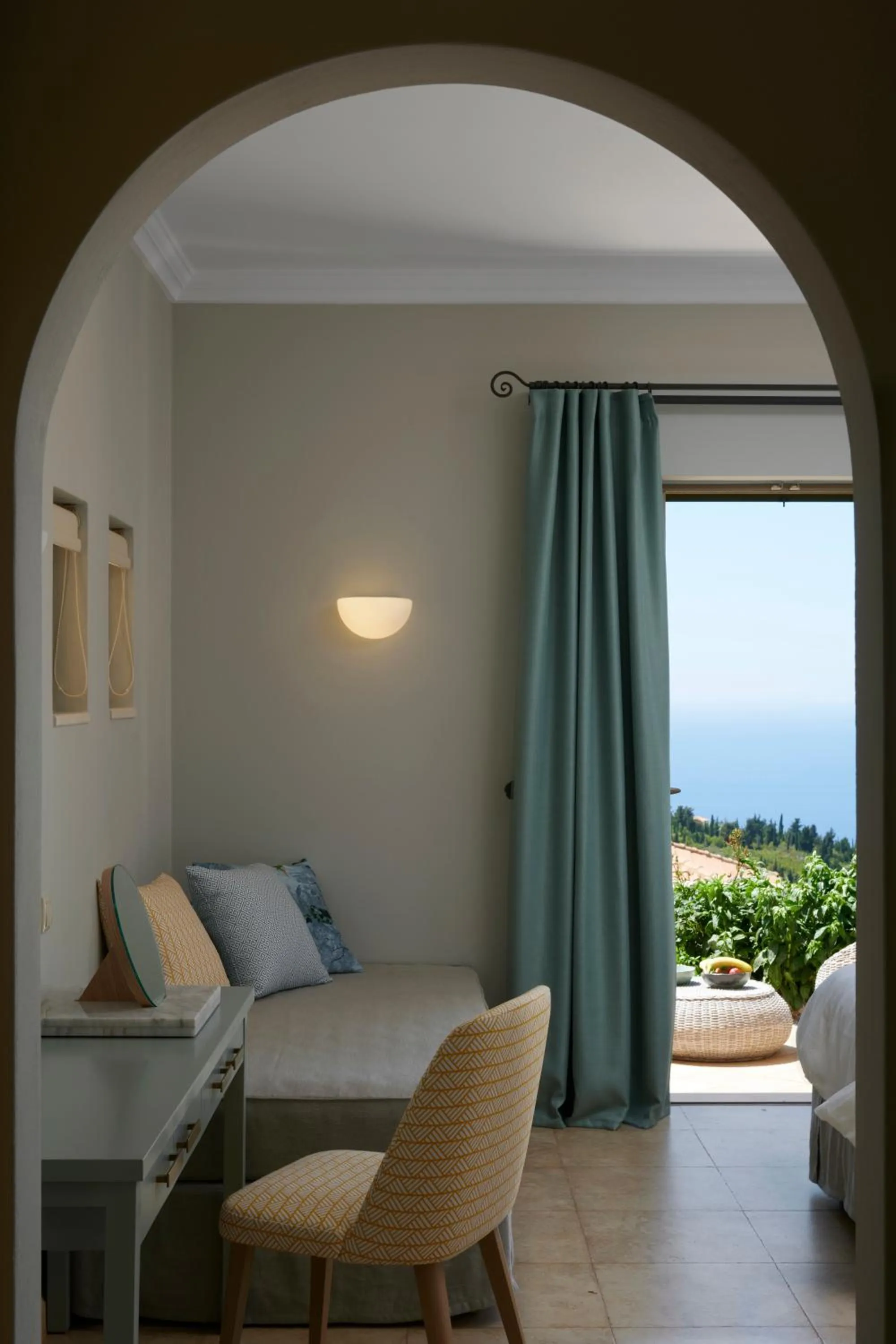 Balcony/Terrace, Bed in Artblue Villas