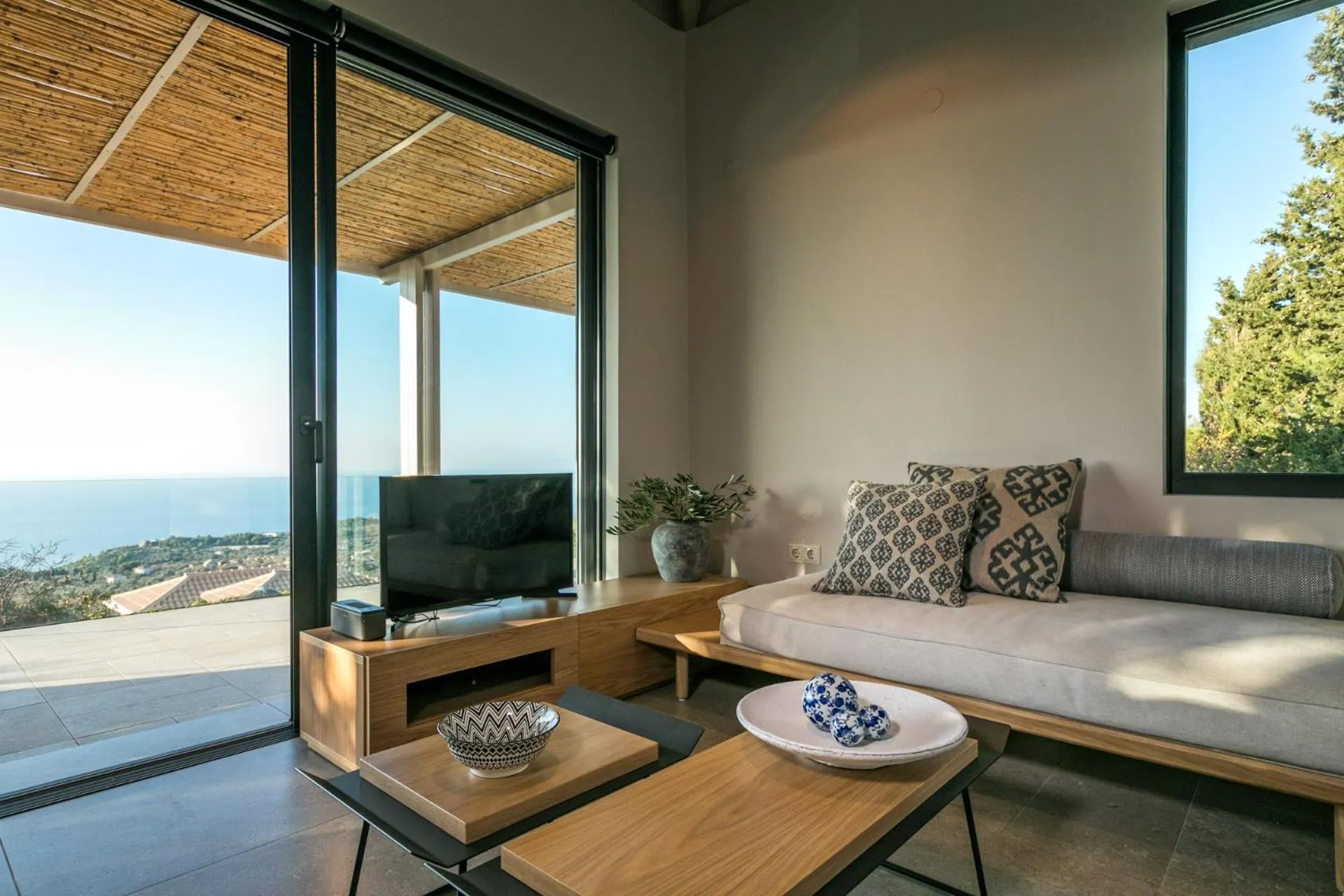 Living room in Artblue Villas