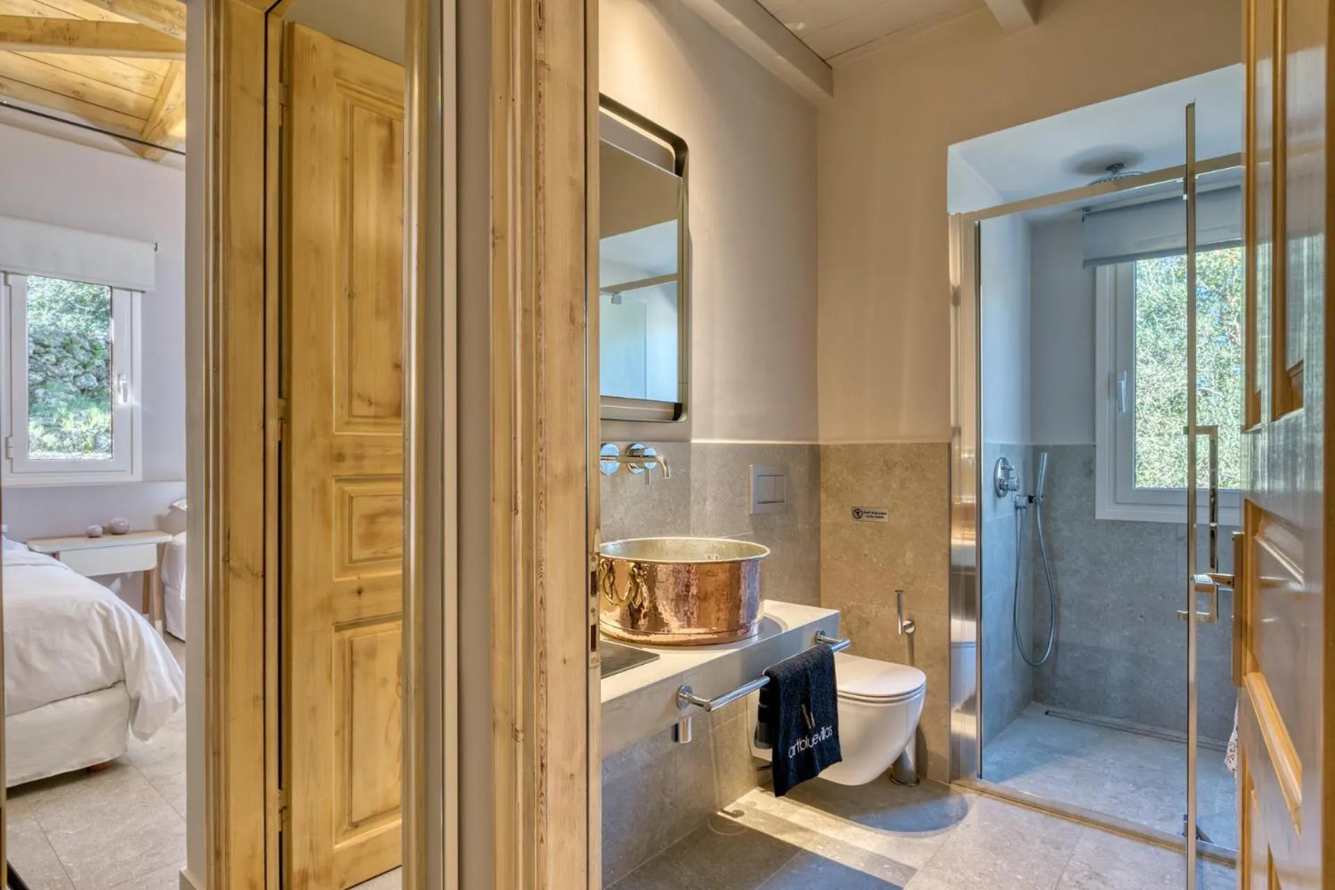 Bathroom in Artblue Villas