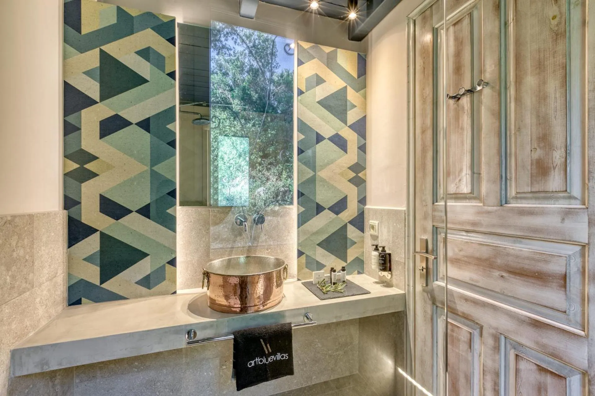 Bathroom in Artblue Villas