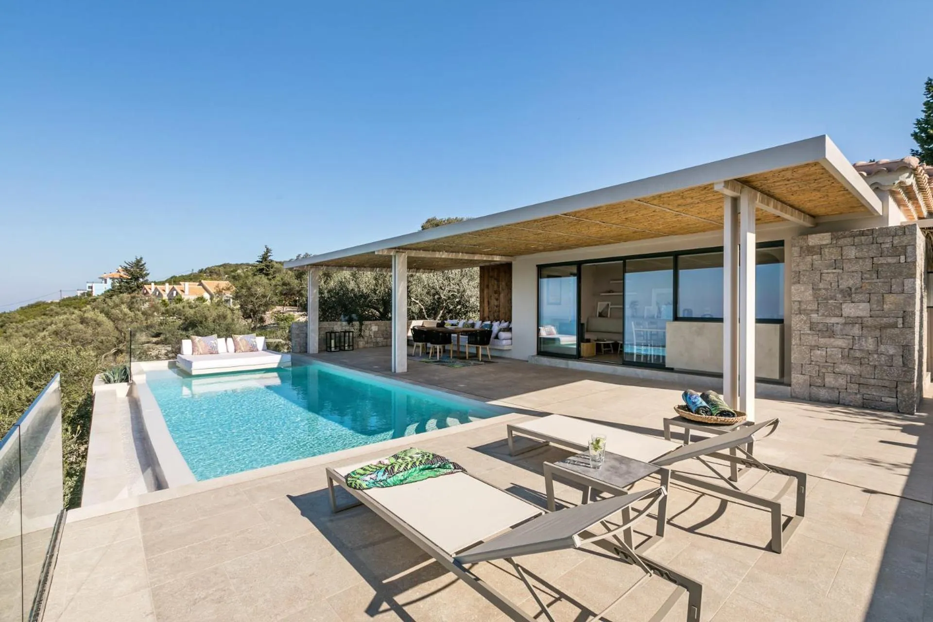 Swimming pool in Artblue Villas