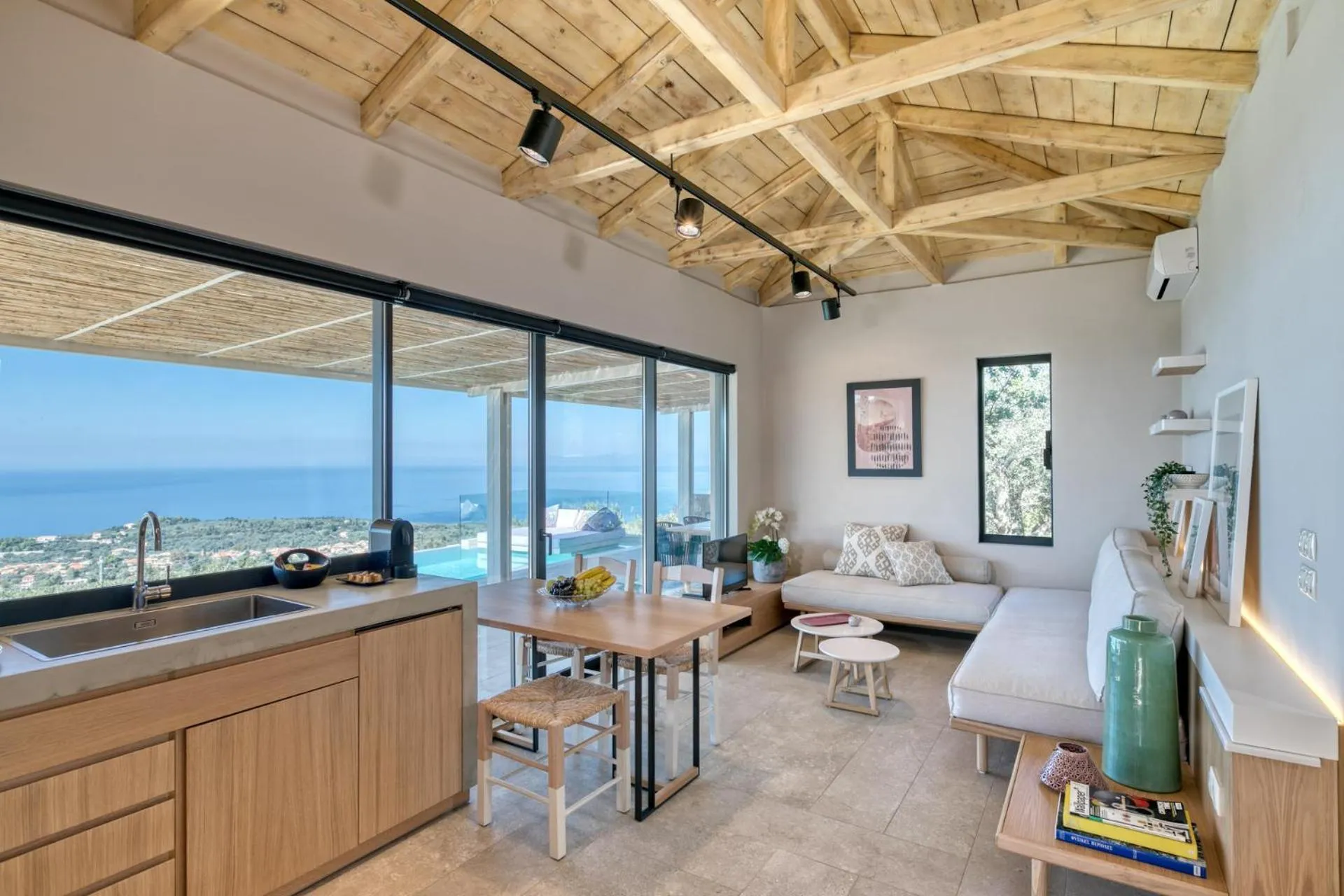 Living room in Artblue Villas