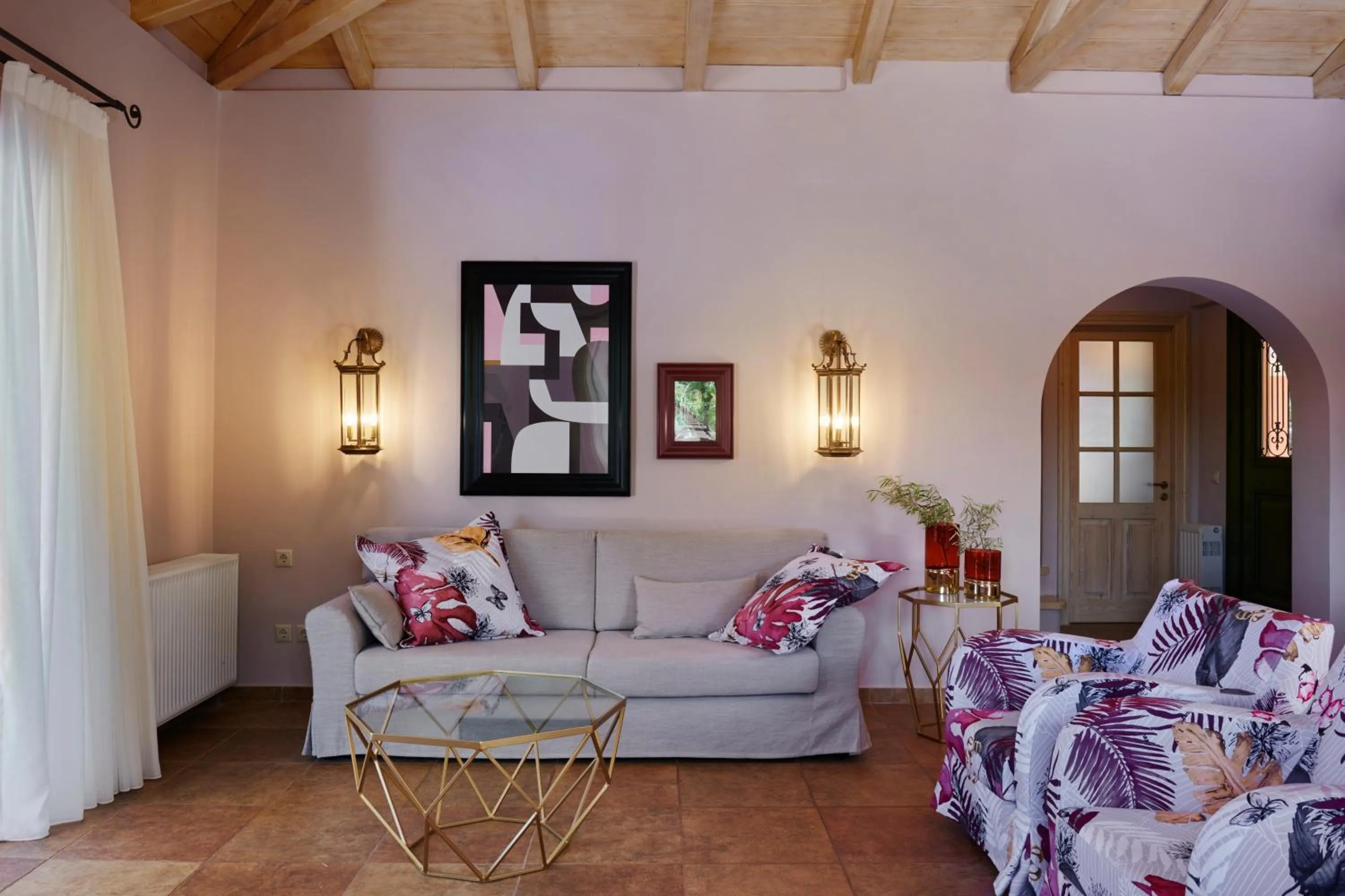 Living room in Artblue Villas