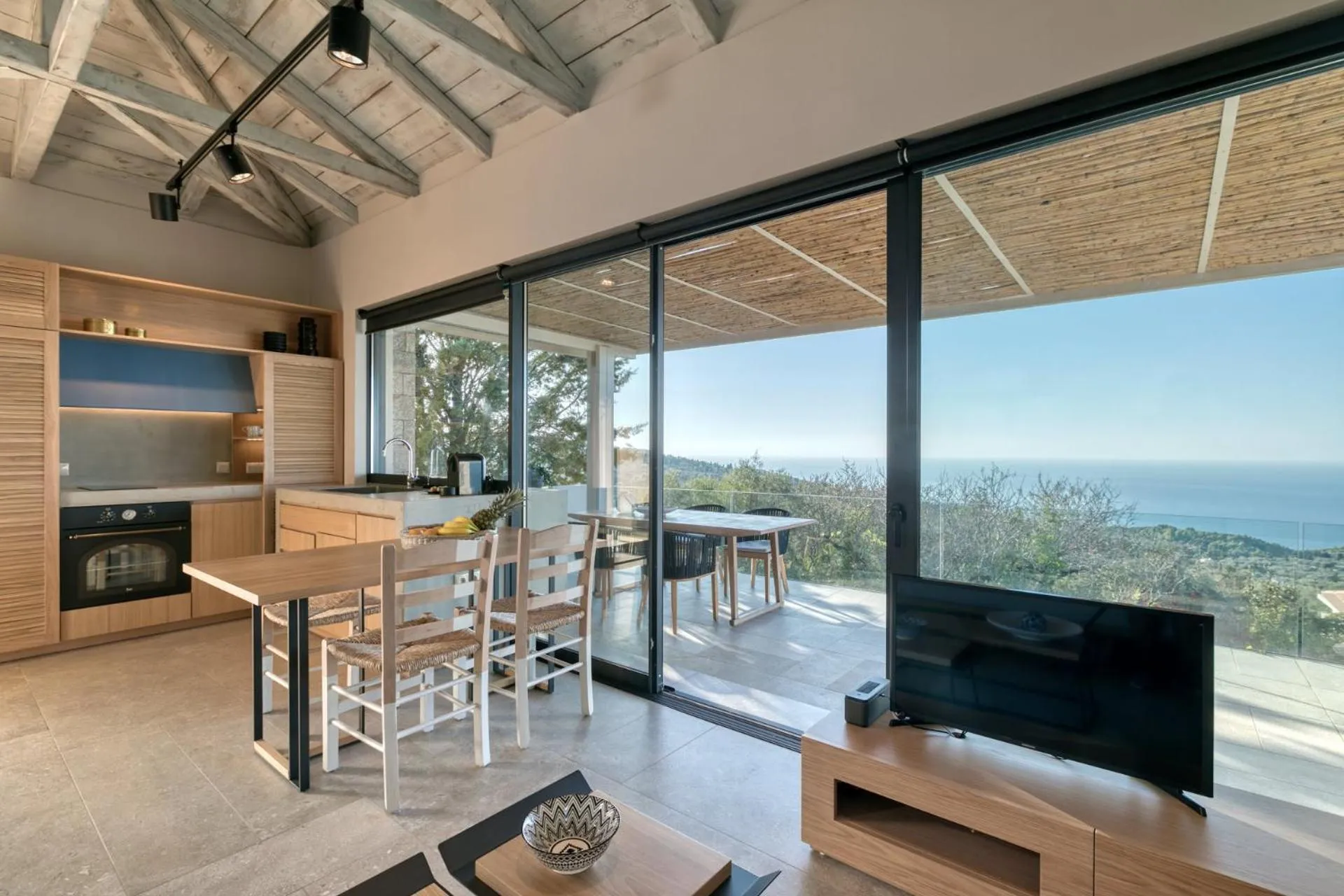 Living room in Artblue Villas