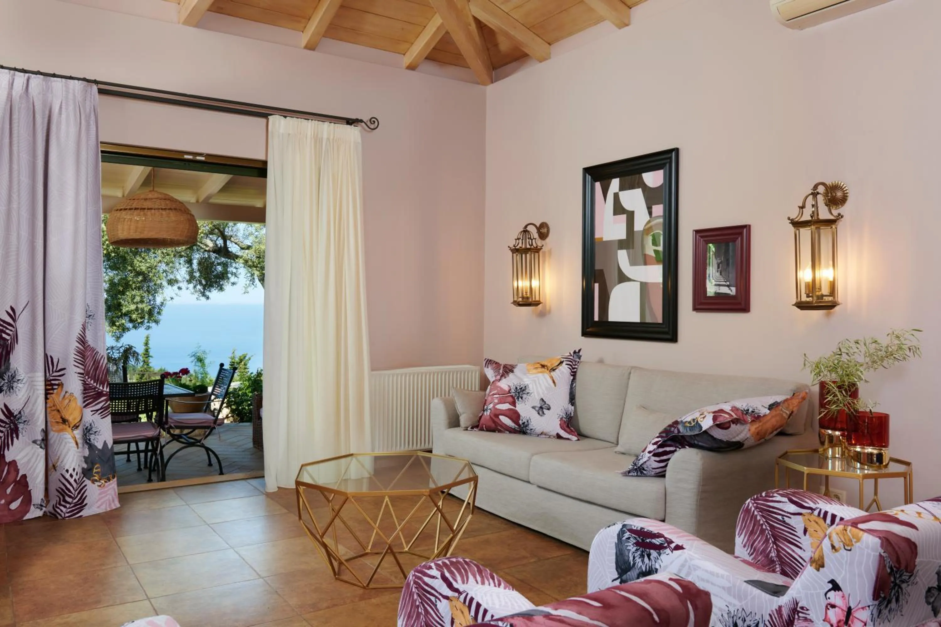 Living room in Artblue Villas