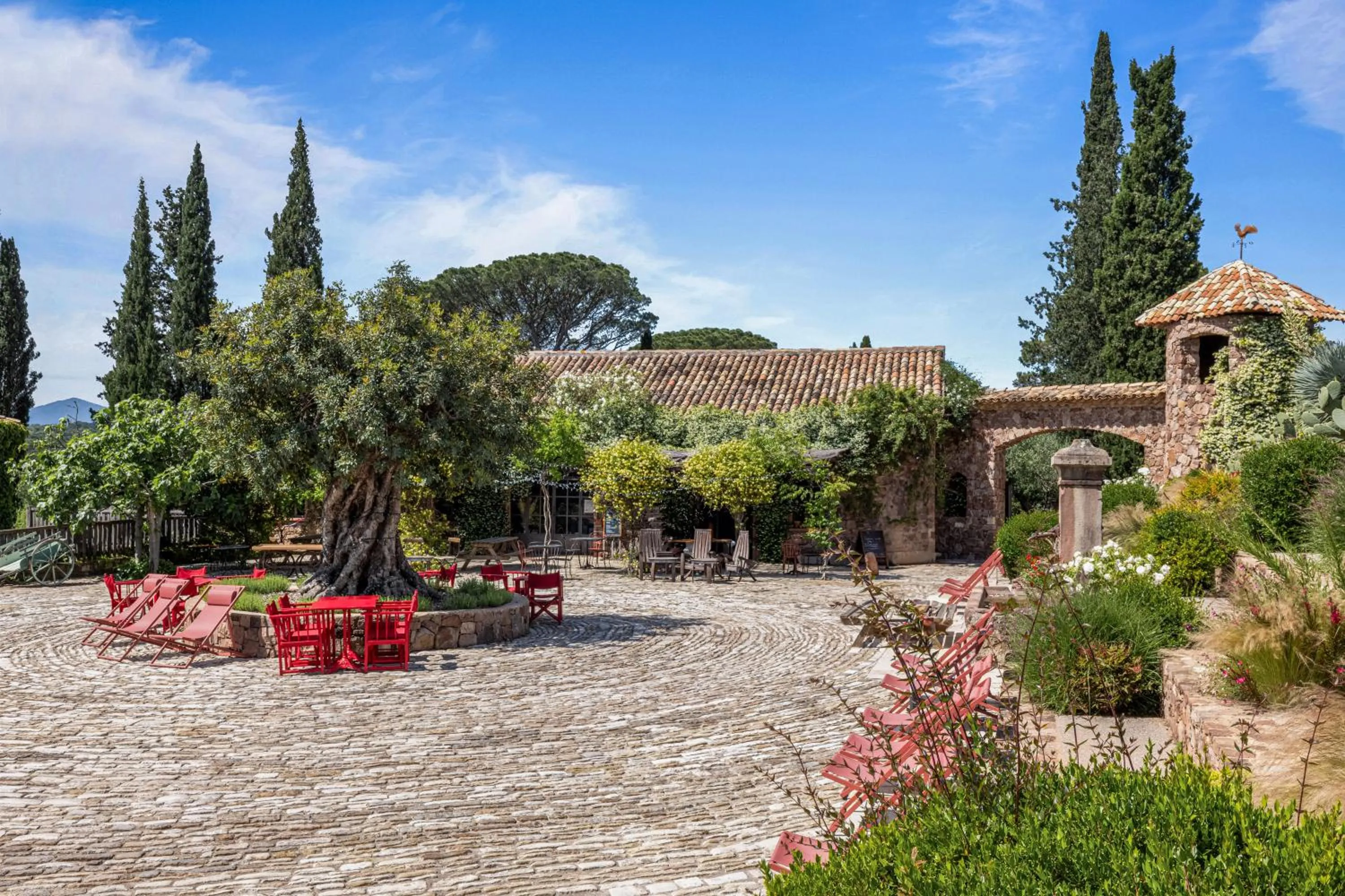 Garden in Château Saint Roux Le Luc-Le Cannet des Maures