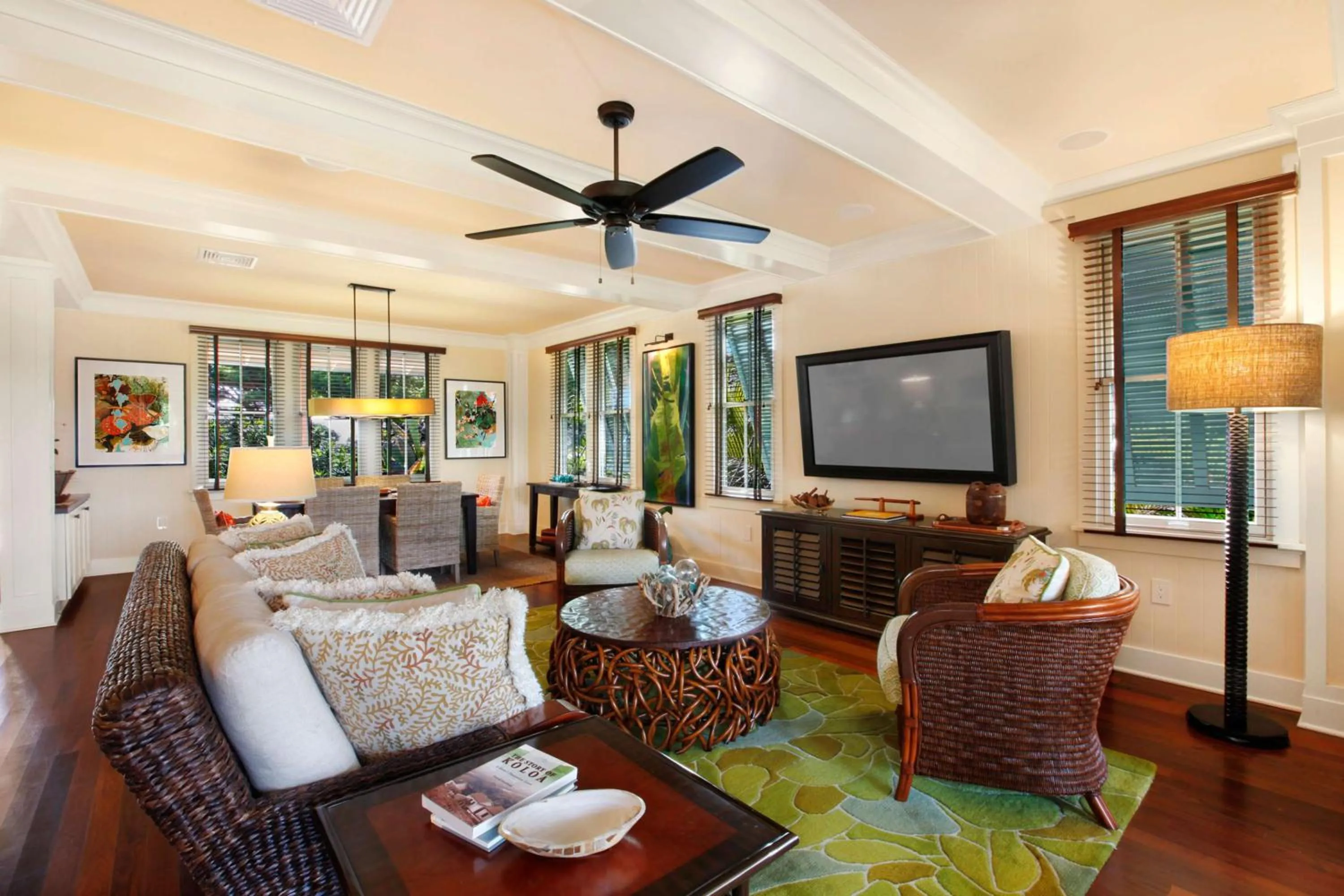 Photo of the whole room in The Lodge at Kukuiula - CoralTree Residence Collection