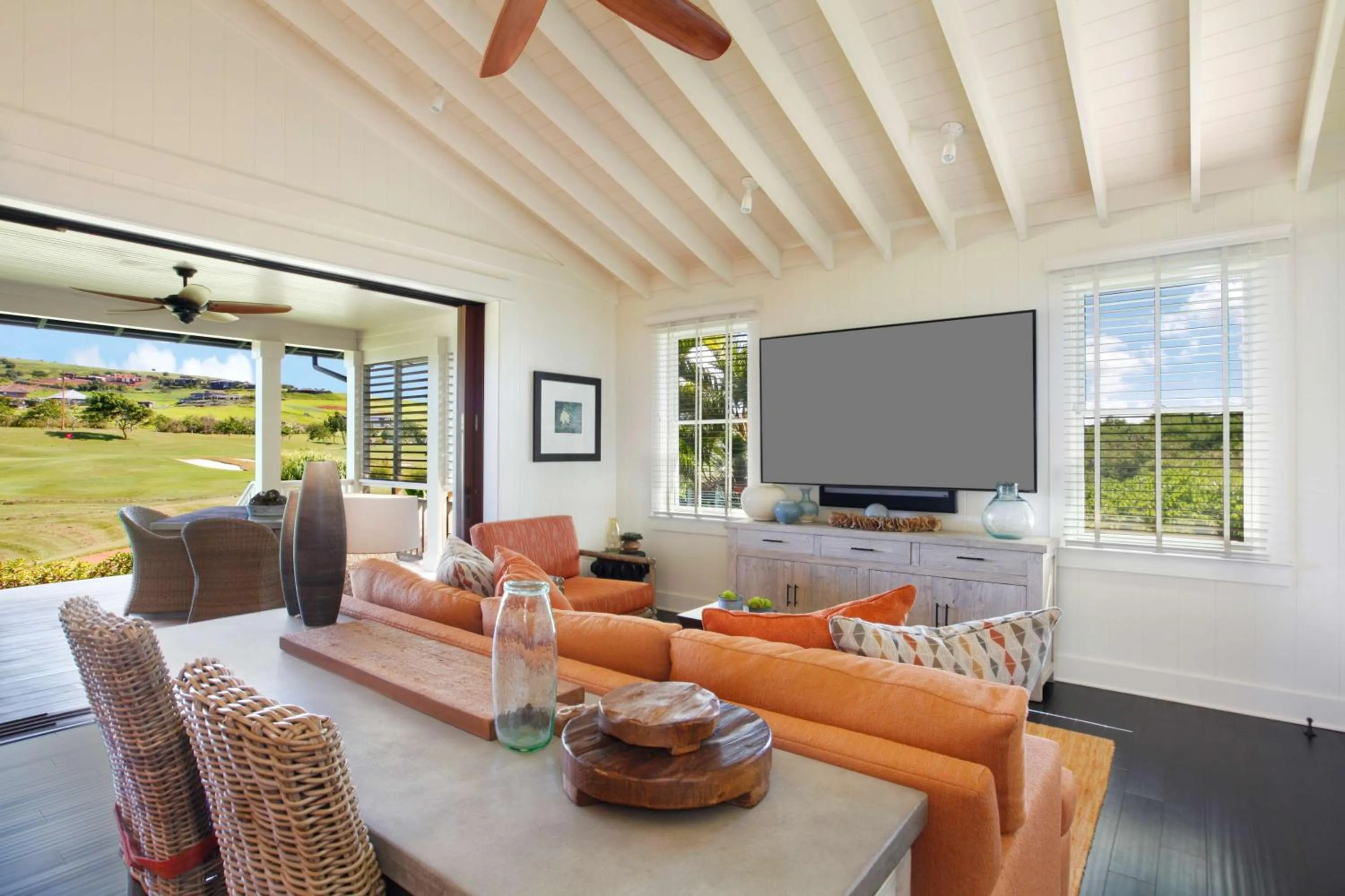 Photo of the whole room in The Lodge at Kukuiula - CoralTree Residence Collection