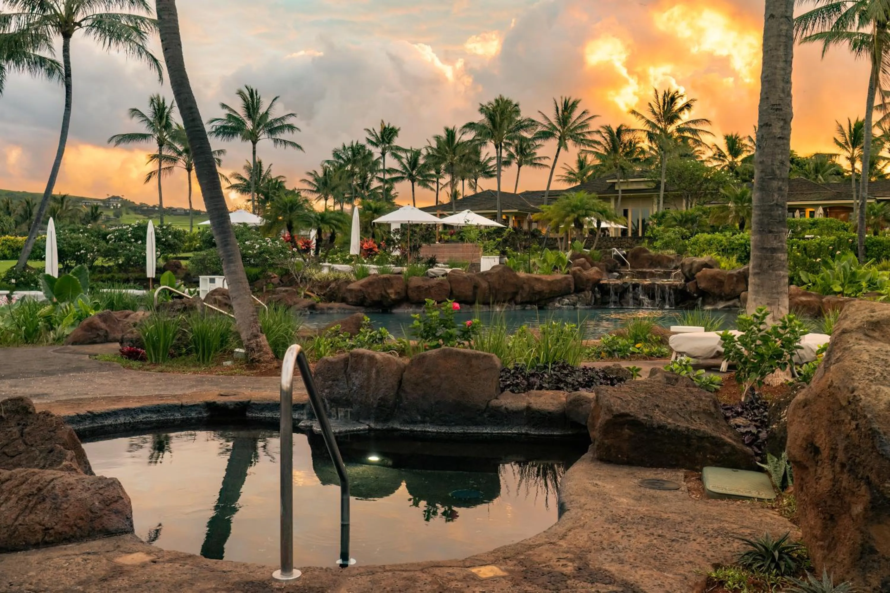 Hot Tub in The Lodge at Kukuiula - CoralTree Residence Collection
