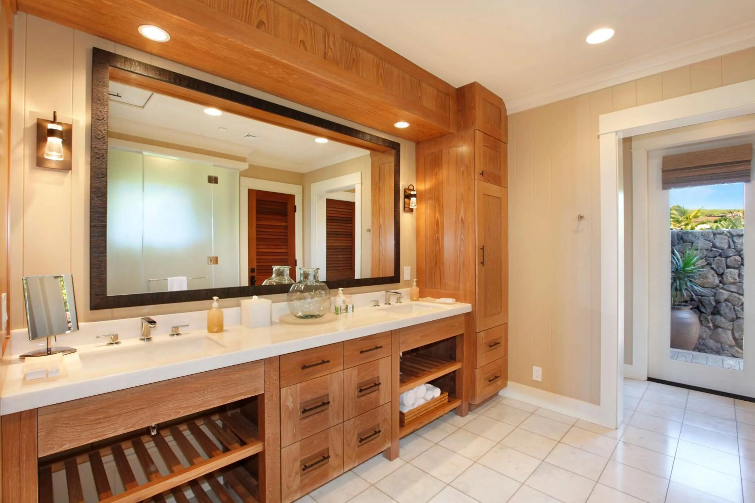 Bathroom in The Lodge at Kukuiula - CoralTree Residence Collection
