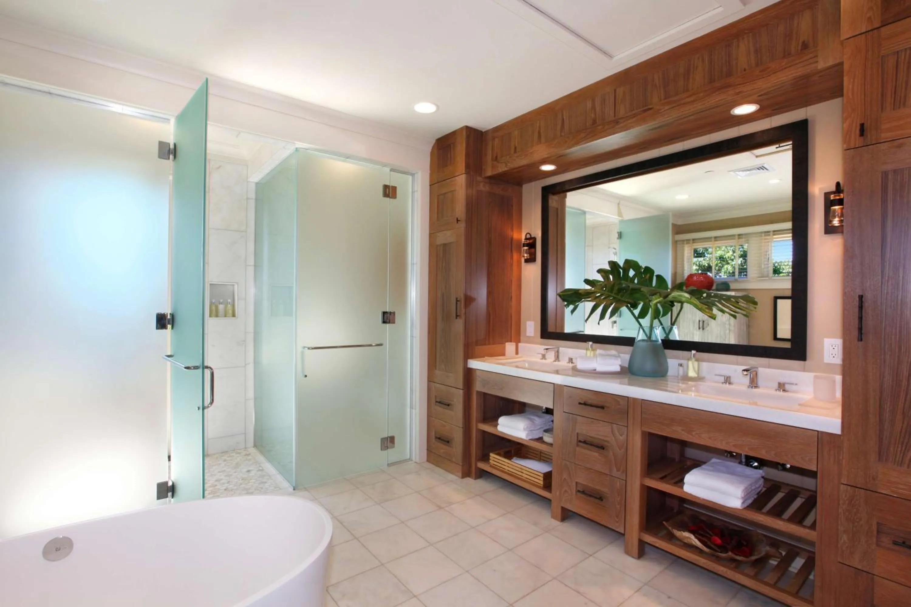 Bathroom in The Lodge at Kukuiula - CoralTree Residence Collection