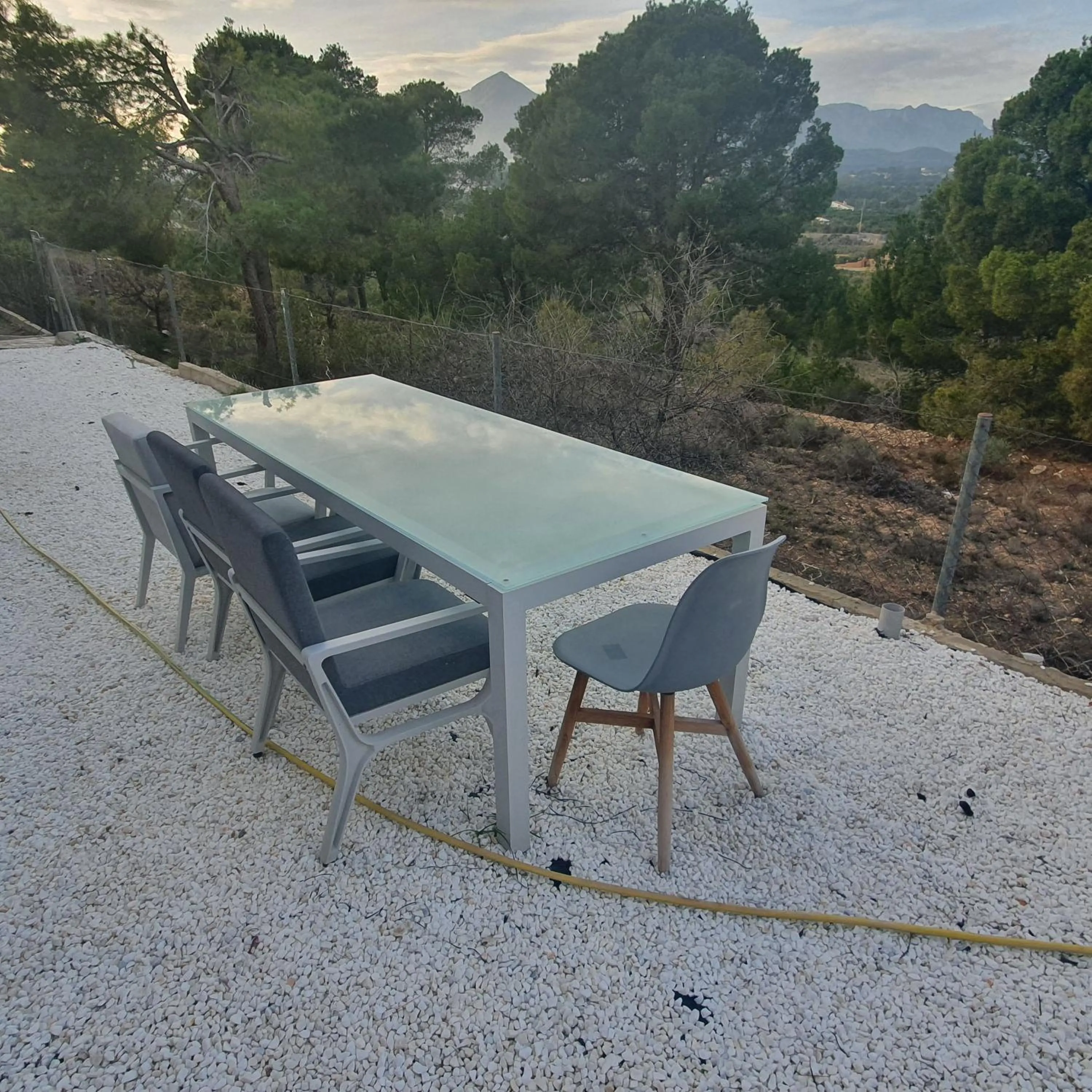 Patio in elparaiso-altea Apartment "Sylvia" ADULTS ONLY Bed & Borrel