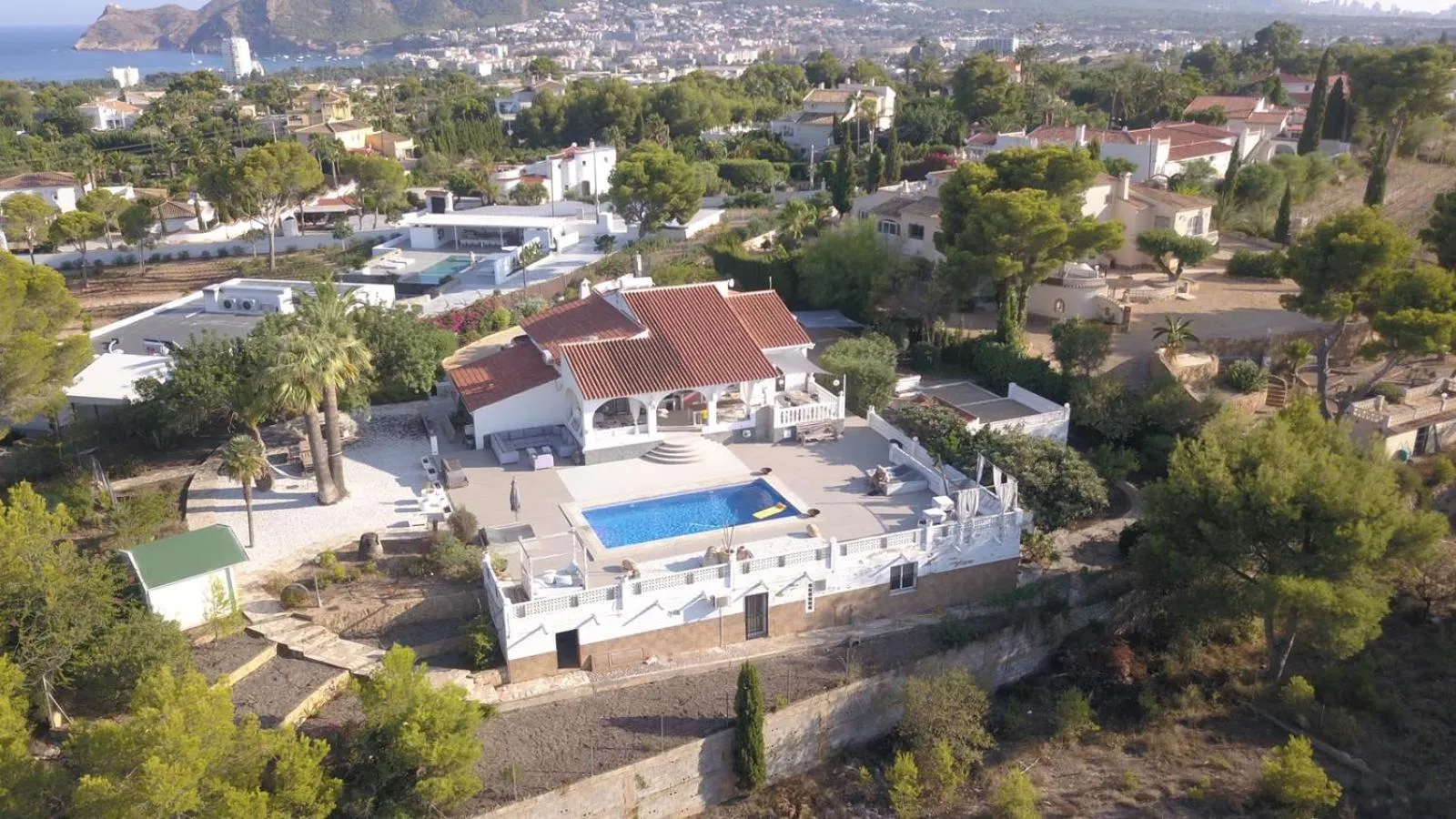 Garden in elparaiso-altea Apartment "Sylvia" ADULTS ONLY Bed & Borrel